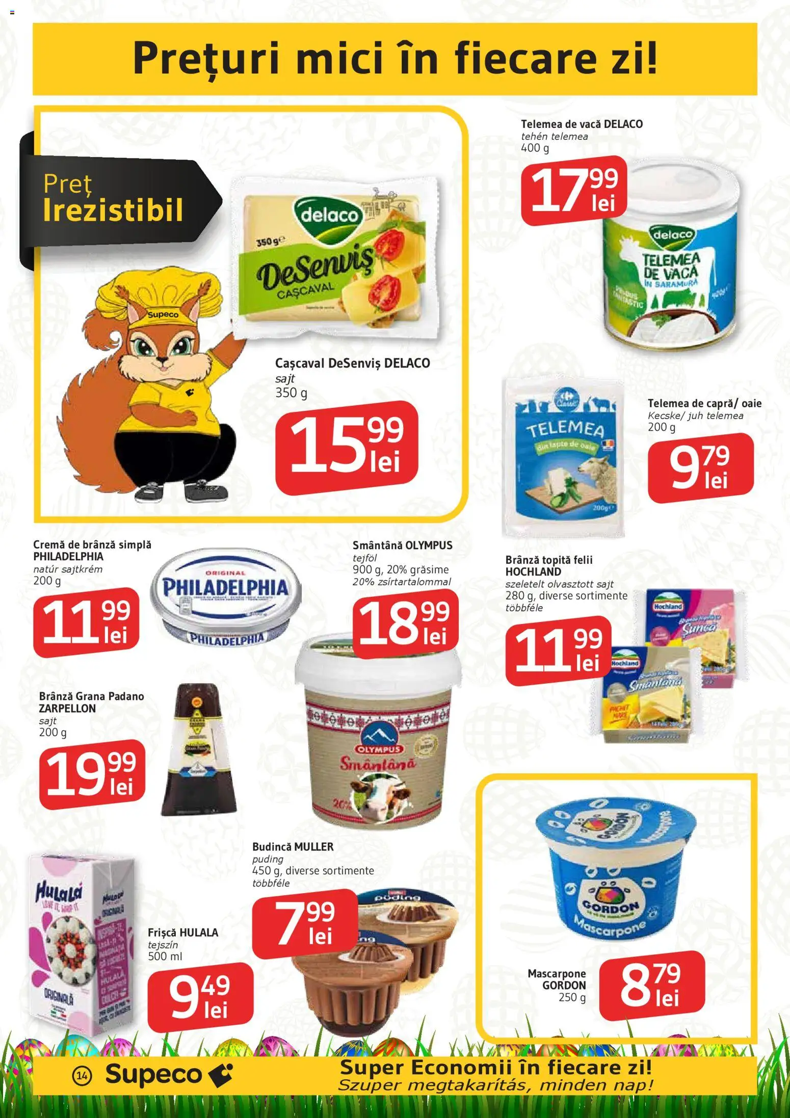 Catalog Supeco 2 - 14 Aprilie 2026 | Pagina 14 | Produse: Cașcaval, Brânză, Mascarpone, Smântână