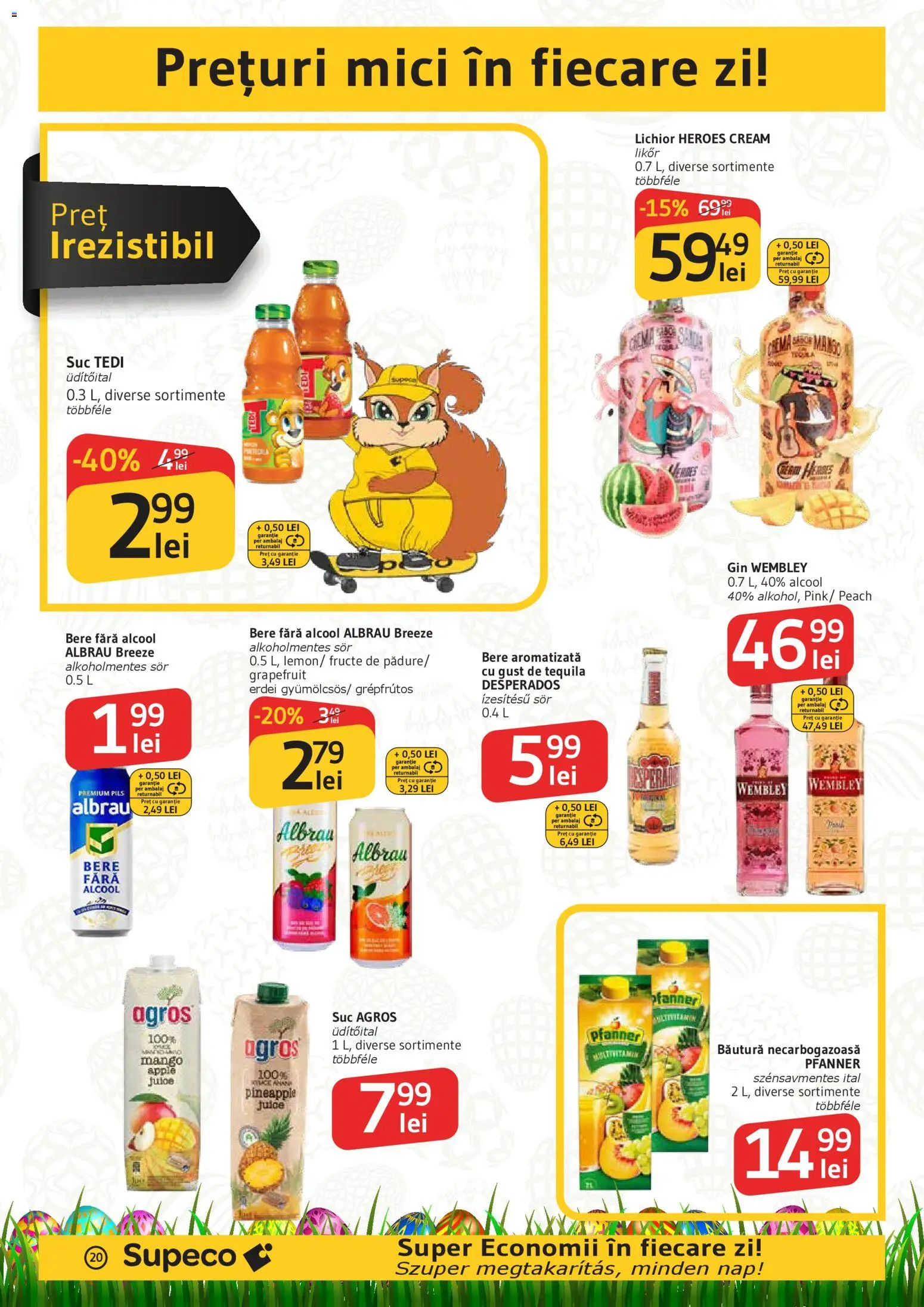 Catalog Supeco 2 - 14 Aprilie 2026 | Pagina 20 | Produse: Mici, Cremă, Suc, Bere
