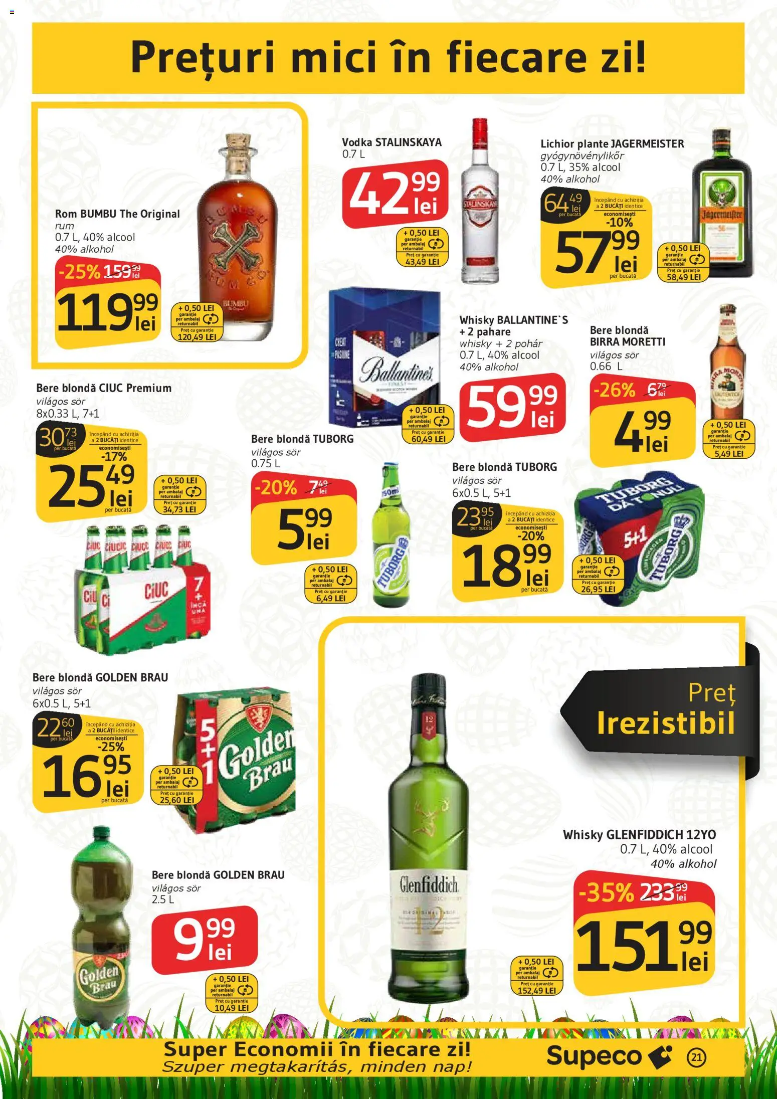 Catalog Supeco 2 - 14 Aprilie 2026 | Pagina 21 | Produse: Atıştırmalık, Pahare, Bere, Vodka