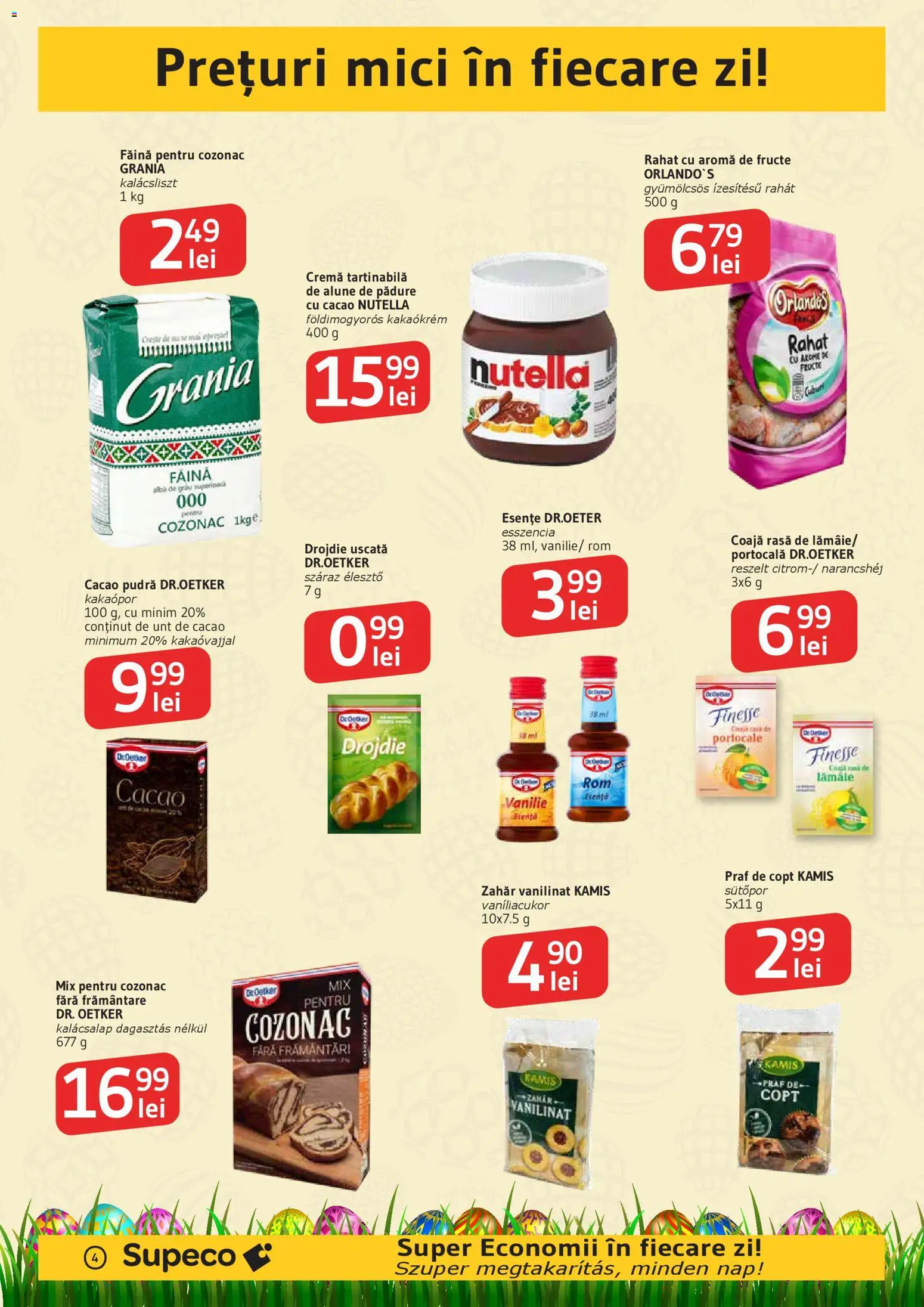 Catalog Supeco 2 - 14 Aprilie 2026 | Pagina 4 | Produse: Mici, Alune, Unt, Rom