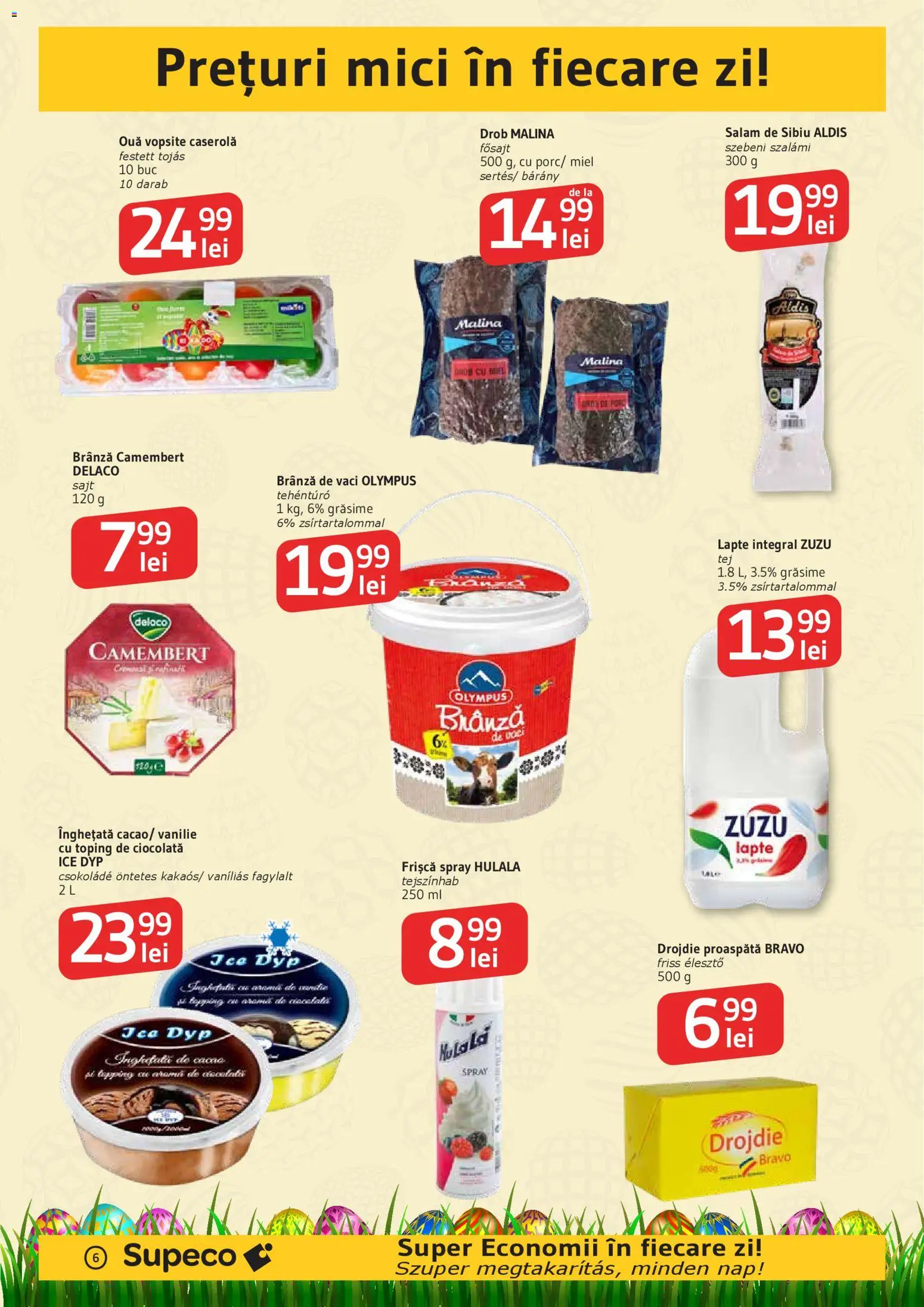Catalog Supeco 2 - 14 Aprilie 2026 | Pagina 6 | Produse: Brânză, Ciocolată, Frișcă, Înghețată