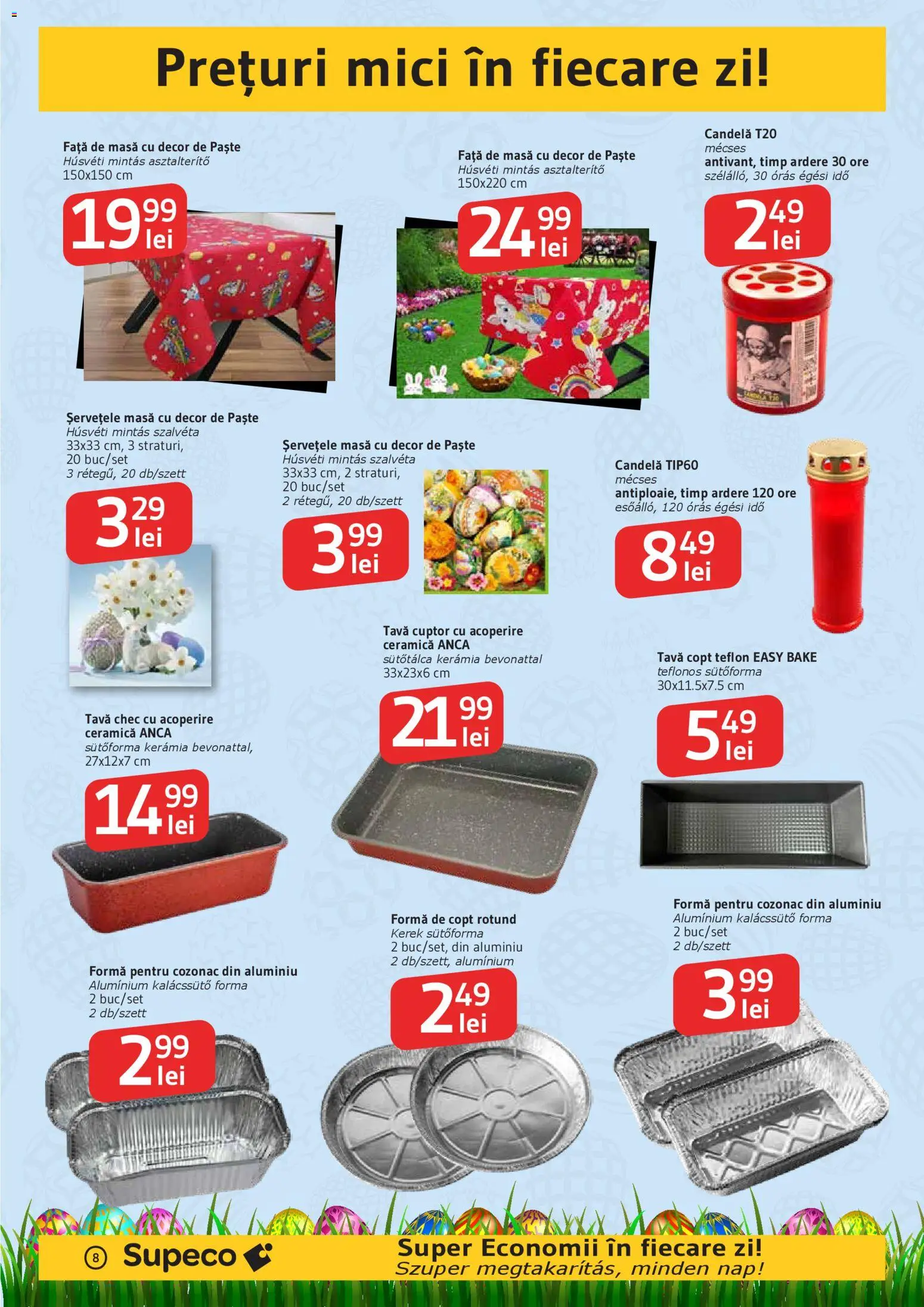 Catalog Supeco 2 - 14 Aprilie 2026 | Pagina 8 | Produse: Față de masă, Masă, Mici, Paste