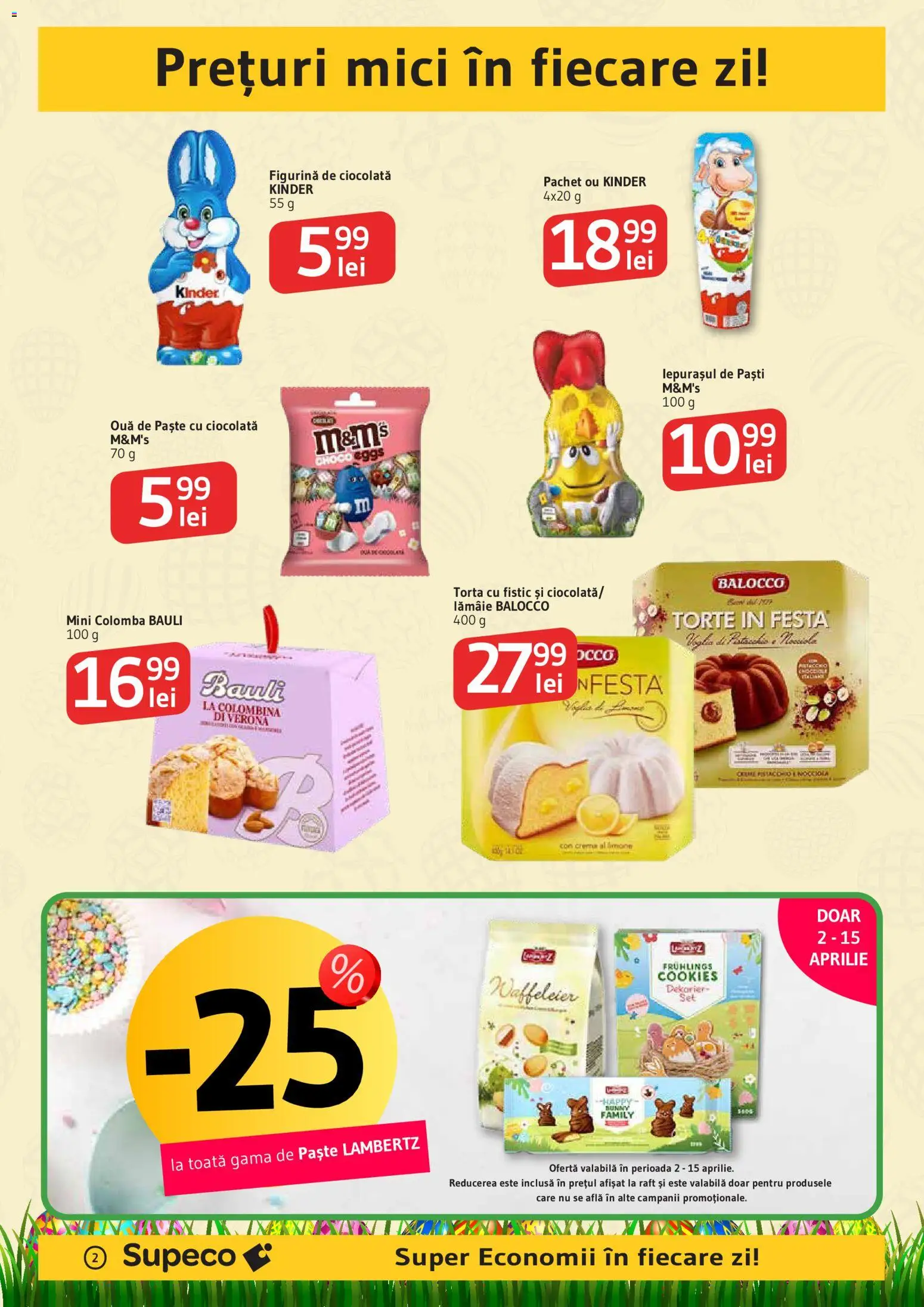 Catalog Supeco 2 - 14 Aprilie 2026 | Pagina 2 | Produse: Mici, Cremă, Ciocolată, Lămâie
