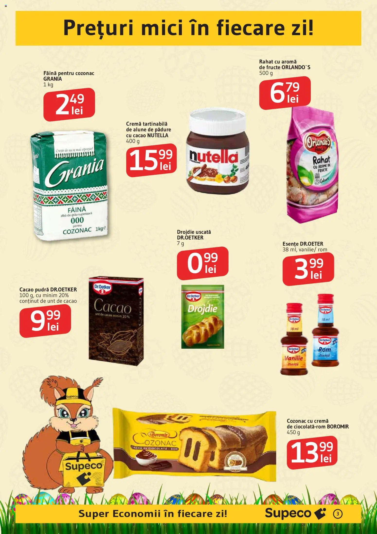Catalog Supeco 2 - 14 Aprilie 2026 | Pagina 3 | Produse: Pudră, Alune, Unt, Rom