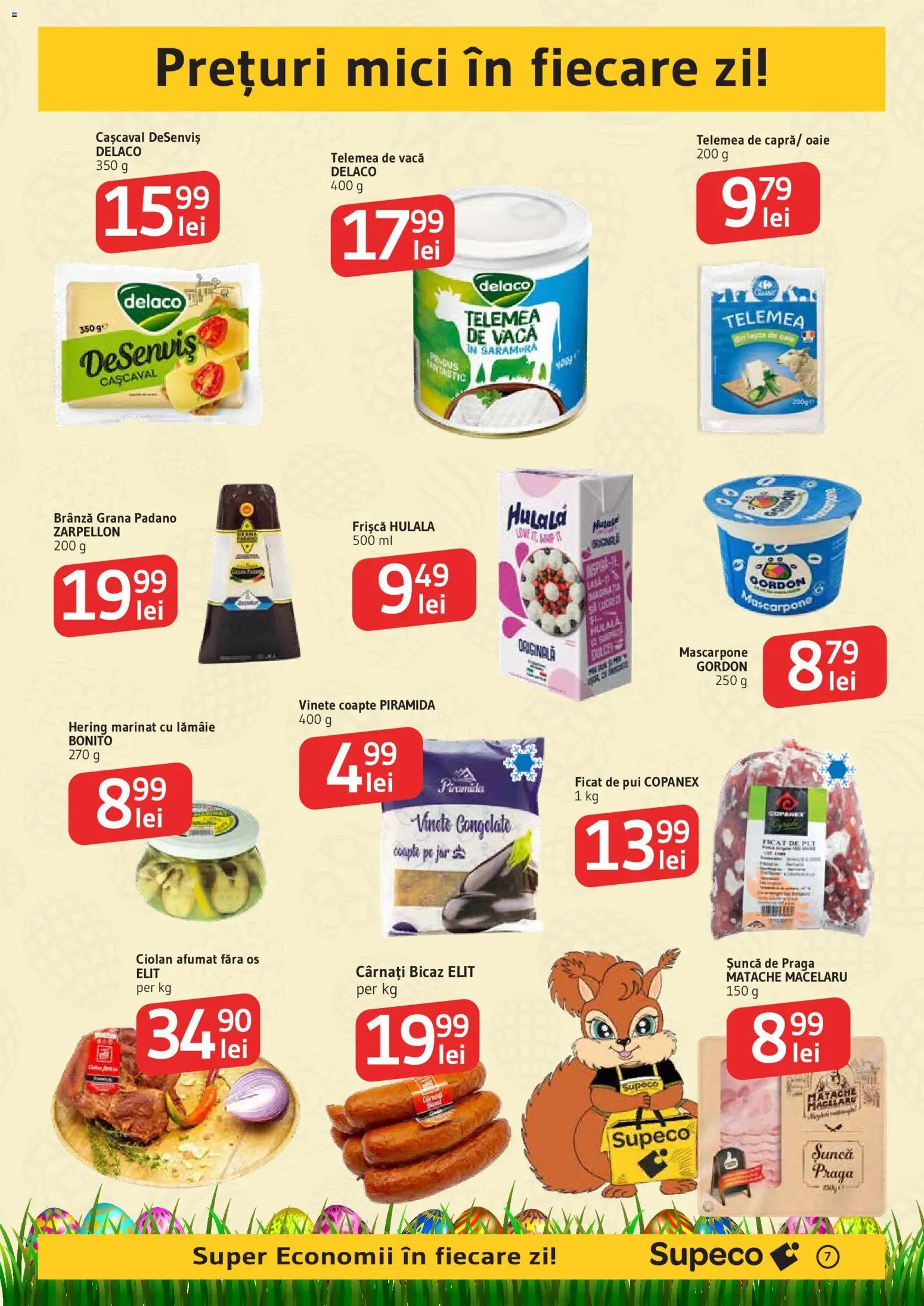 Catalog Supeco 2 - 14 Aprilie 2026 | Pagina 7 | Produse: Light Kedi Konservesi, Brânză, Mascarpone, Cârnați