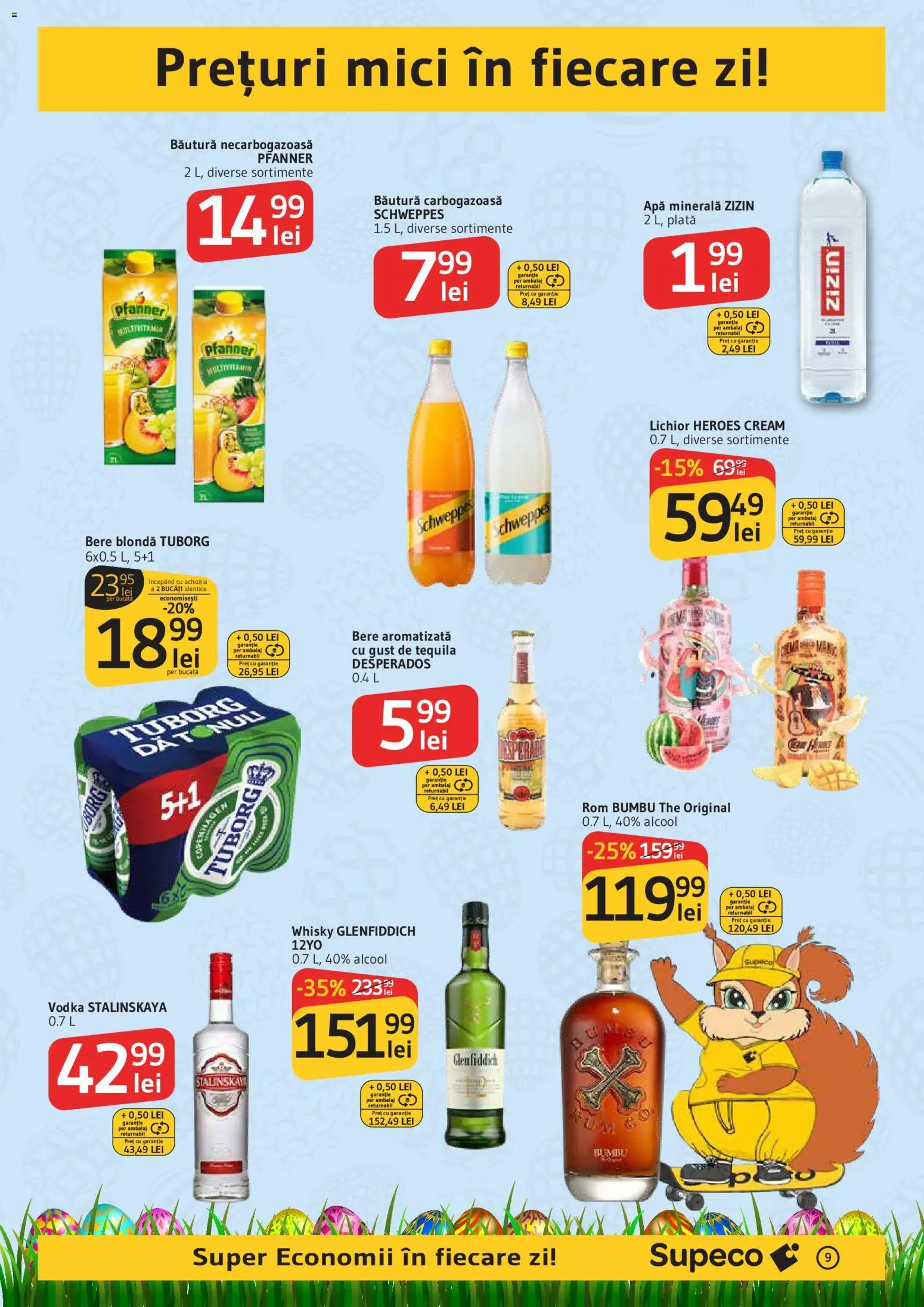 Catalog Supeco 2 - 14 Aprilie 2026 | Pagina 9 | Produse: Yazı tahtası kalemi, Mici, Lichior, Vodka