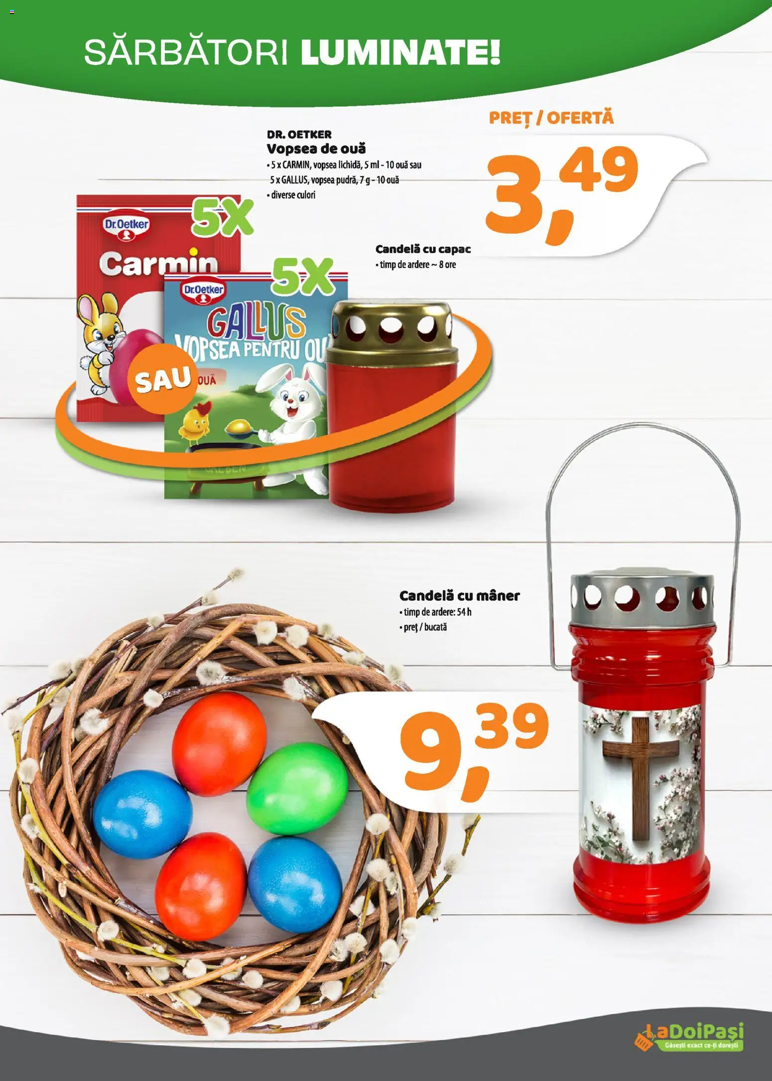 Catalog La Doi Pași 1 - 14 Aprilie 2026 | Pagina 11 | Produse: Vopsea, Mâner, Ouă