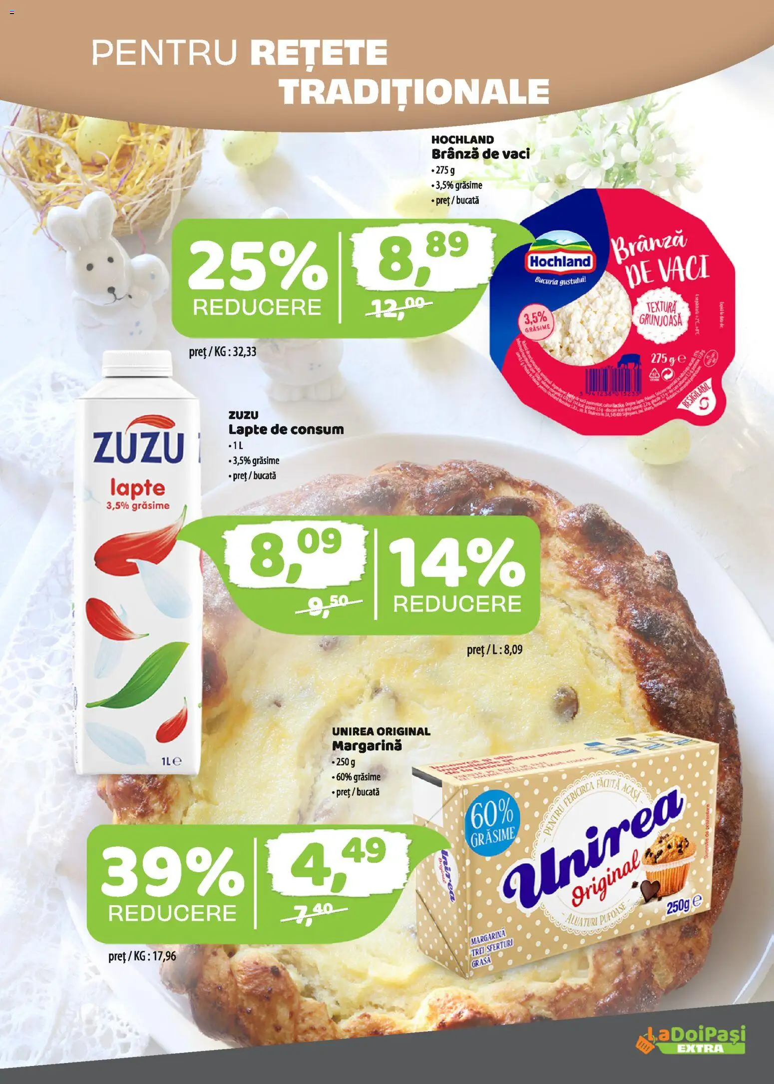 Catalog La Doi Pași 1 - 14 Aprilie 2026 | Pagina 2 | Produse: Lapte, Brânză