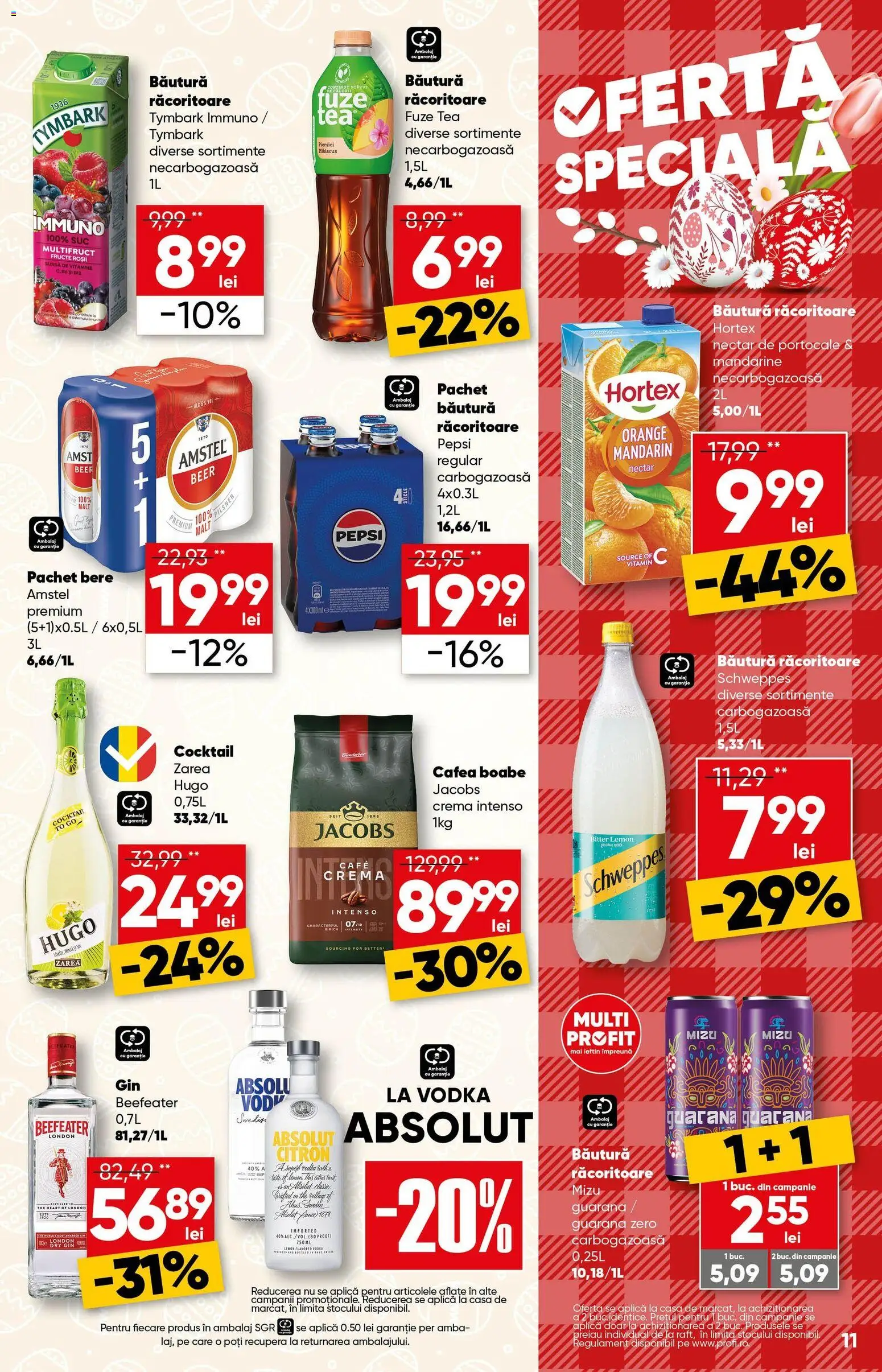 Catalog Profi 1 - 13 Aprilie 2026 | Pagina 11 | Produse: Suc, Bere, Gin, Mandarine