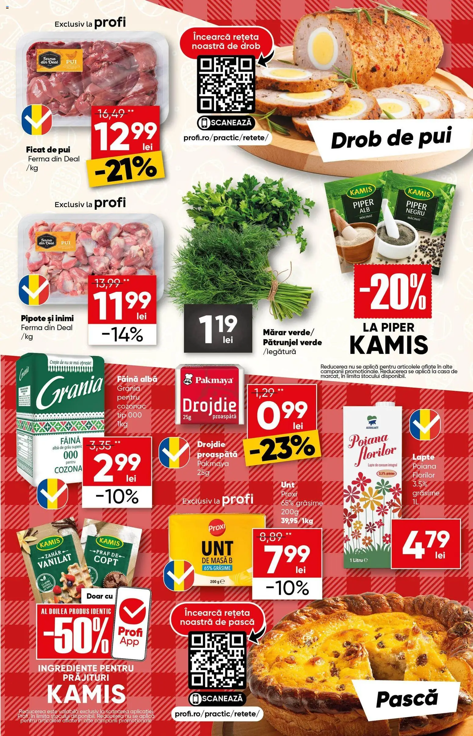 Catalog Profi 1 - 13 Aprilie 2026 | Pagina 7 | Produse: Mărar, Hacıyatmaz Kedi Oyuncağı, Zahăr, Piper