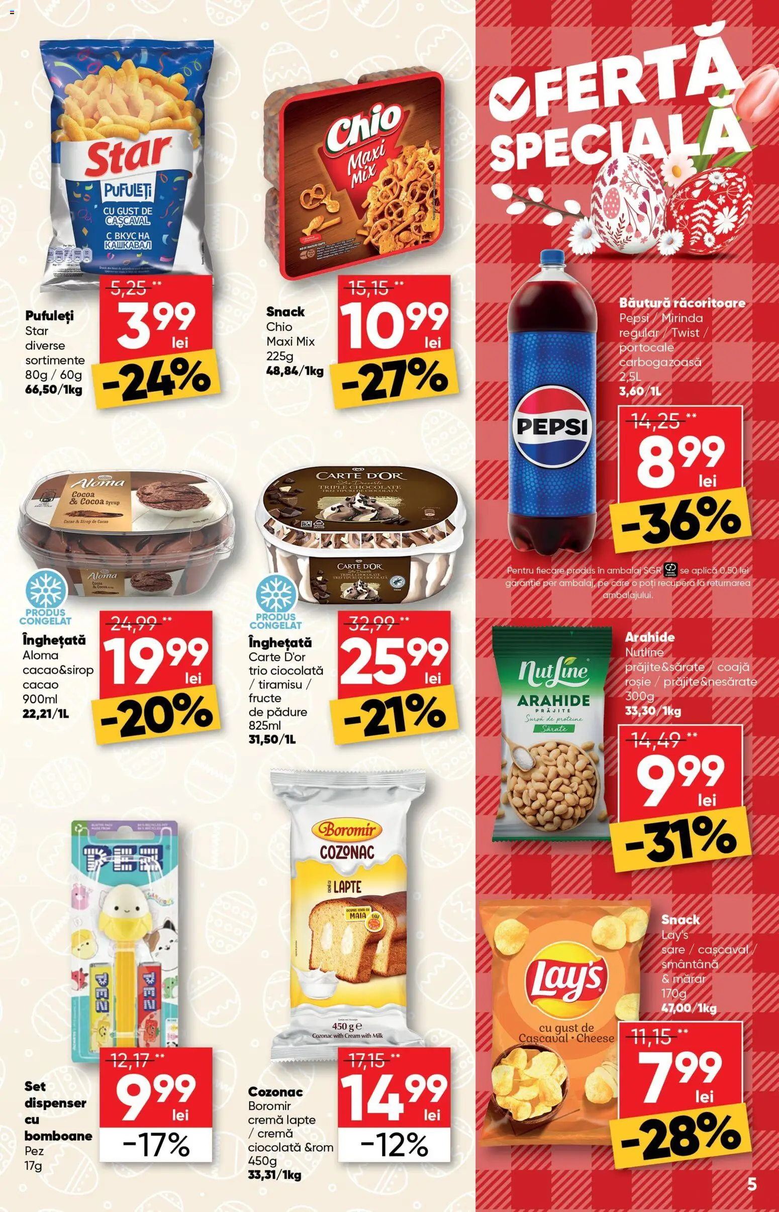 Catalog Profi 1 - 13 Aprilie 2026 | Pagina 5 | Produse: Mărar, Pufuleți, Sirop, Cacao