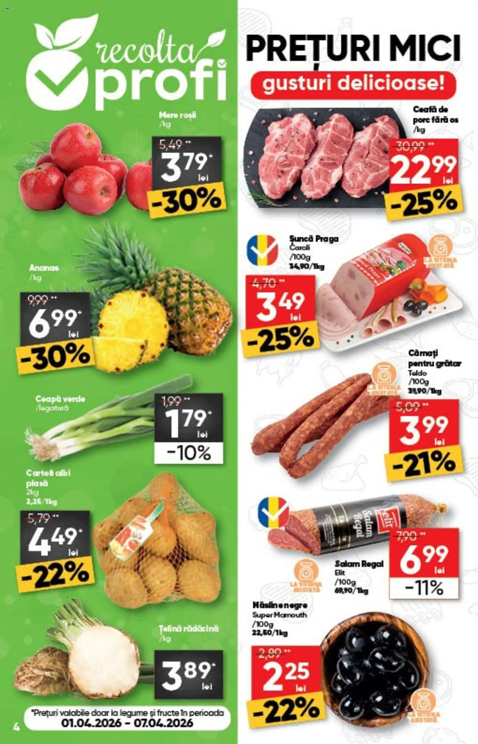 Catalog Profi 1 - 13 Aprilie 2026 | Pagina 4 | Produse: Grătar, Ceapă, Legume, Fructe