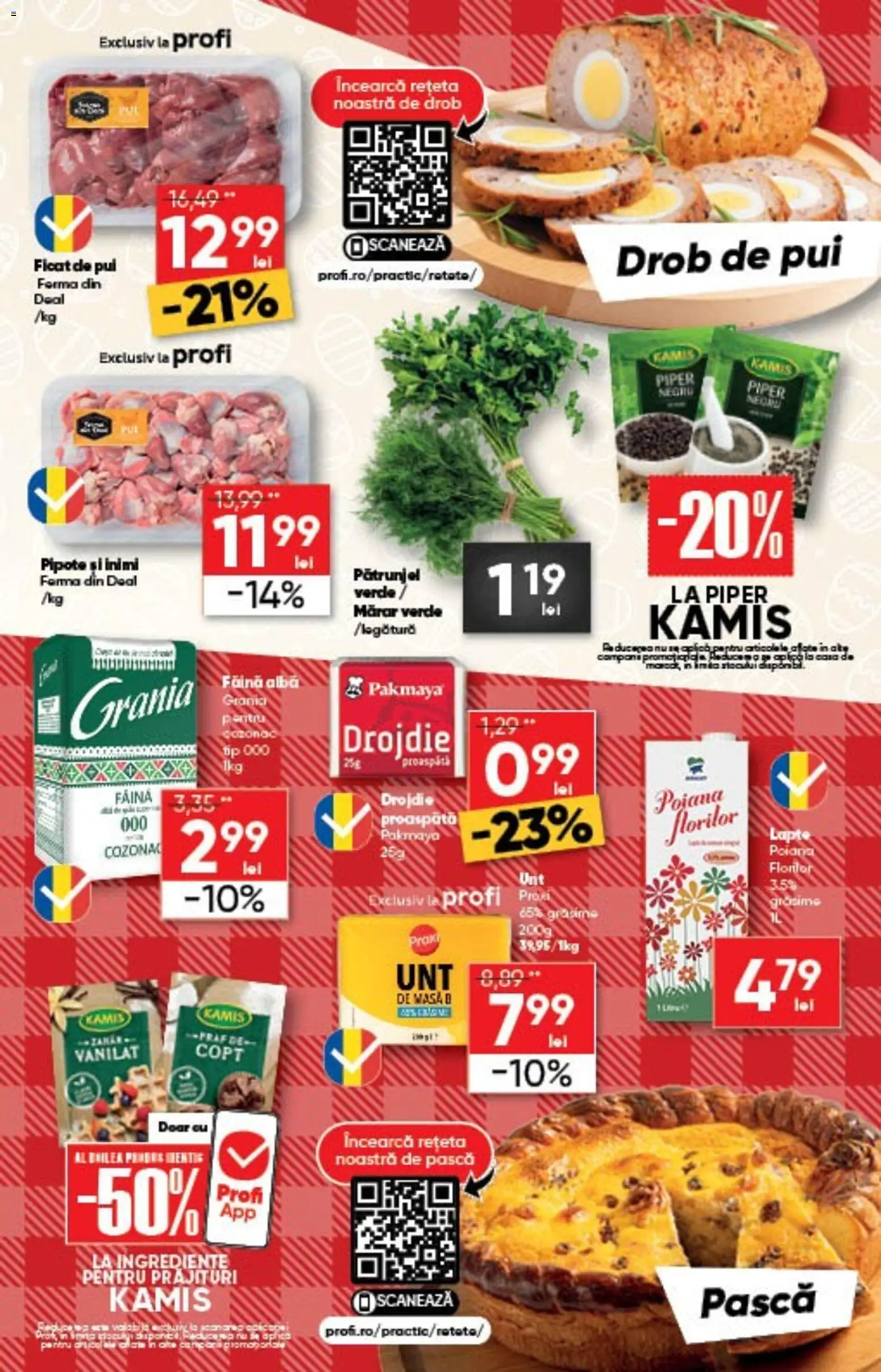 Catalog Profi 1 - 13 Aprilie 2026 | Pagina 7 | Produse: Pătrunjel, Hacıyatmaz Kedi Oyuncağı, Lapte, Piper