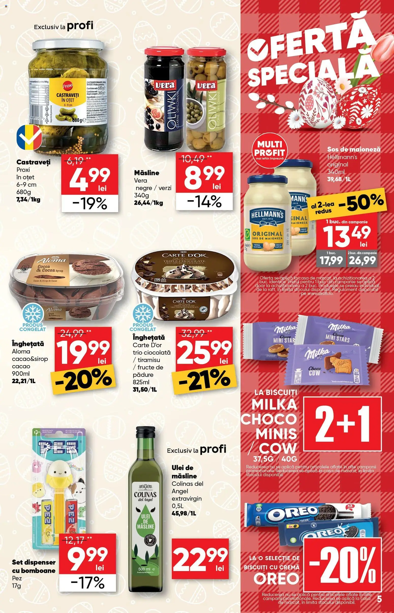 Catalog Profi 1 - 13 Aprilie 2026 | Pagina 5 | Produse: Cremă, Ulei, Ciocolată, Bomboane