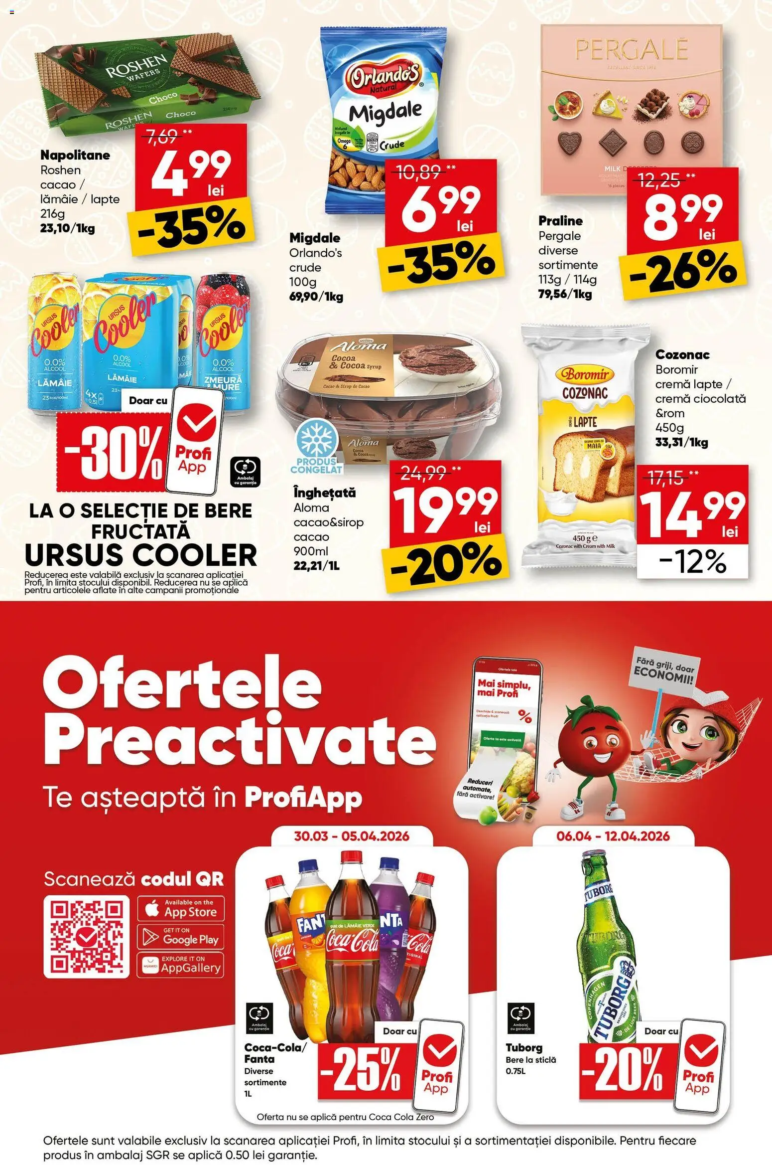 Catalog Profi 1 - 13 Aprilie 2026 | Pagina 12 | Produse: Napolitane, Cremă, Ciocolată, Înghețată