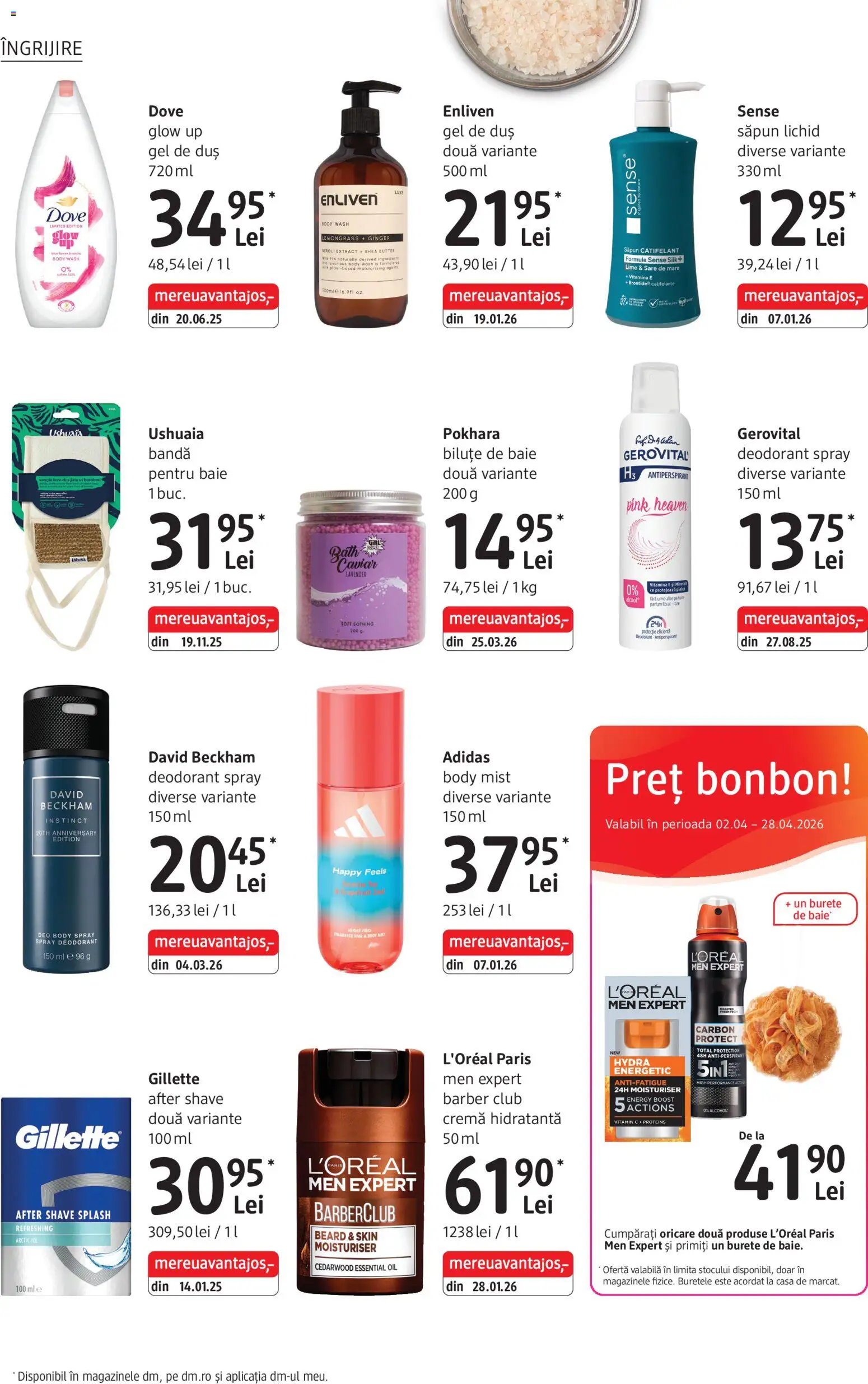 Catalog DM Drogerie Markt 2 - 27 Aprilie 2026 | Pagina 12 | Produse: Lime, Arapsaçı, Parfum, Antiperspirant