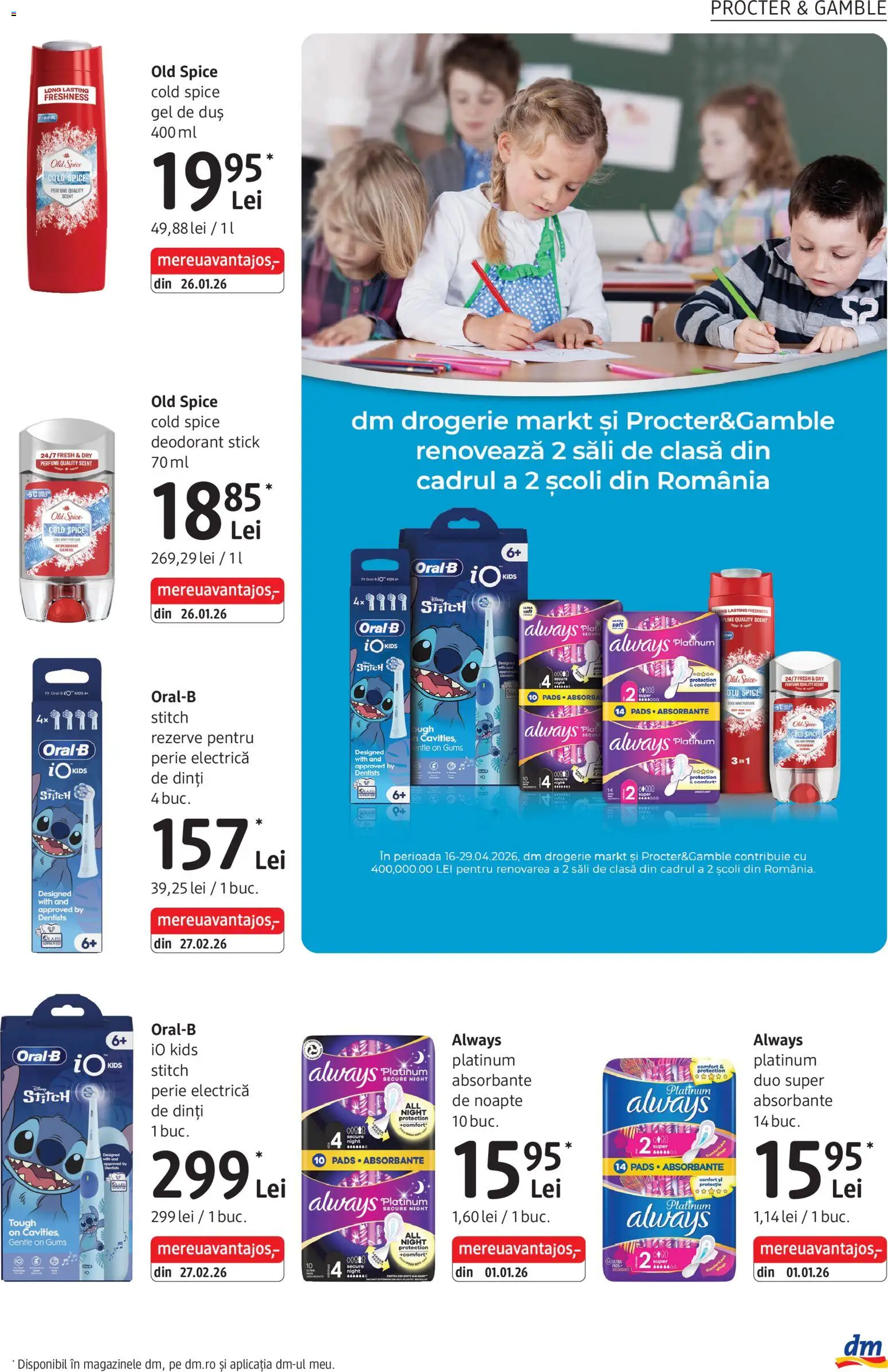 Catalog DM Drogerie Markt 2 - 27 Aprilie 2026 | Pagina 21 | Produse: Kısırlaştırılmış Kedi Maması, Perie, Deodorant, Absorbante