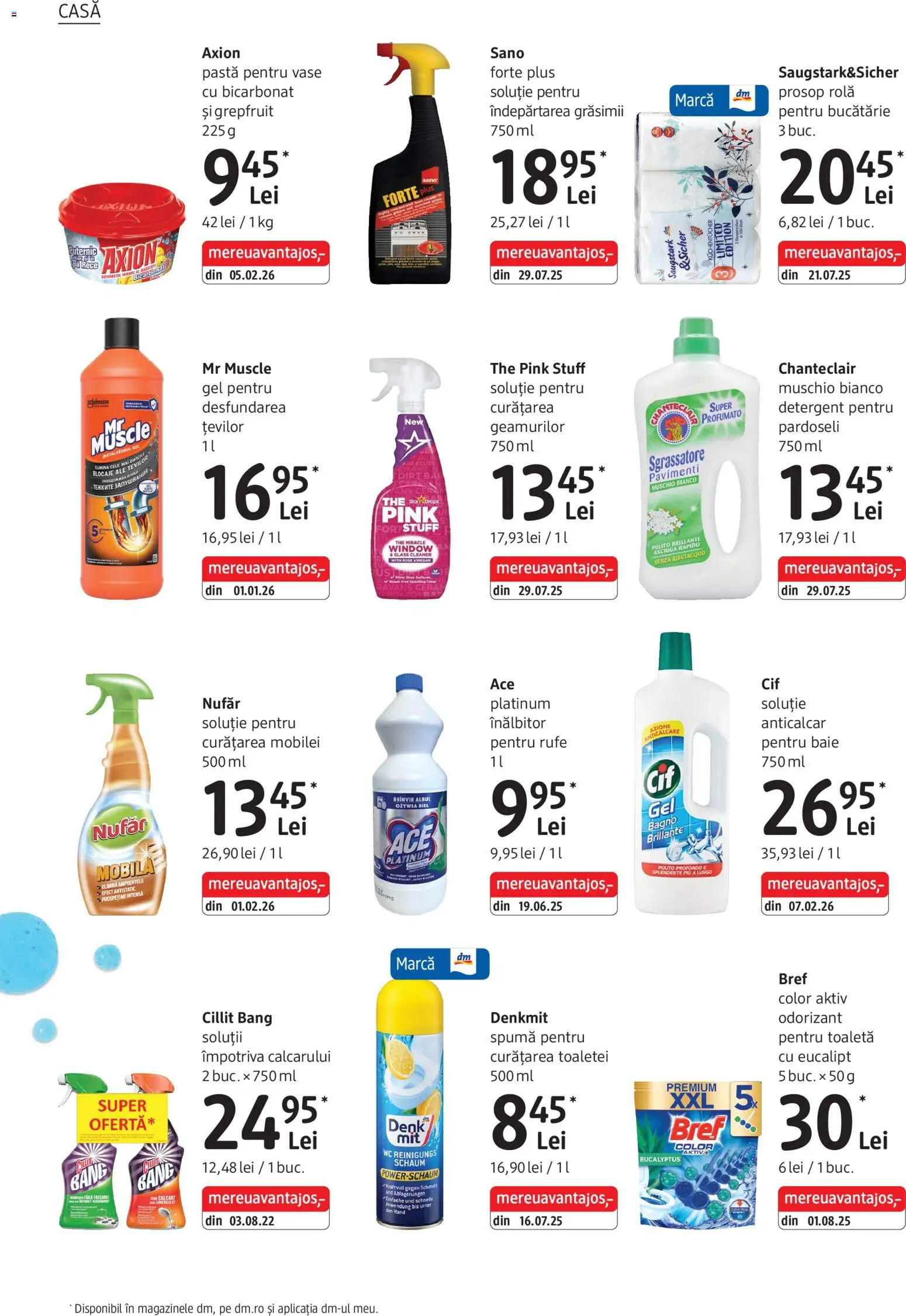 Catalog DM Drogerie Markt 2 - 27 Aprilie 2026 | Pagina 28 | Produse: Pară, Bucătărie, Toaletă, Detergent