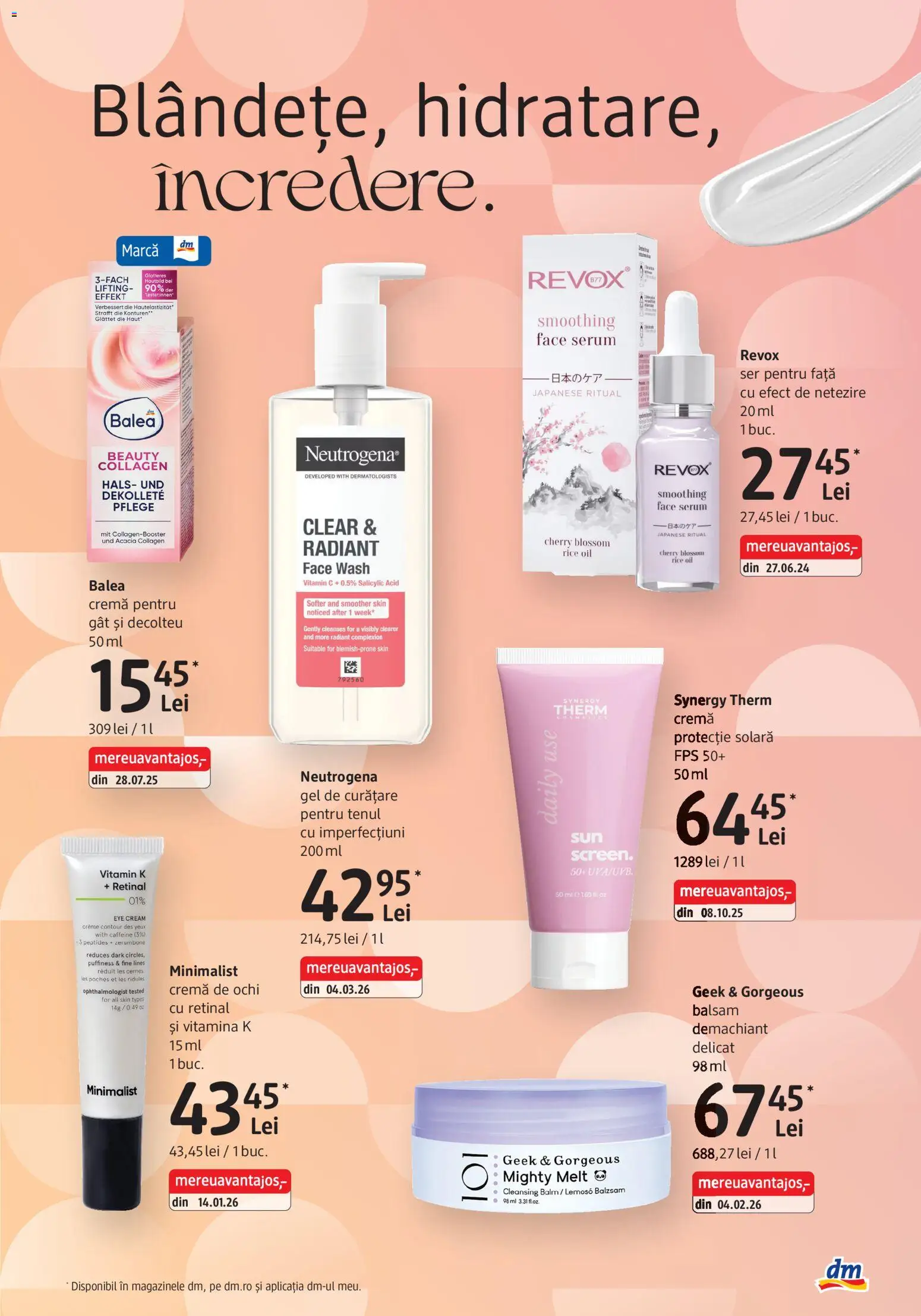 Catalog DM Drogerie Markt 2 - 27 Aprilie 2026 | Pagina 3 | Produse: Demachiant, Gel de curățare, Bol, Balsam