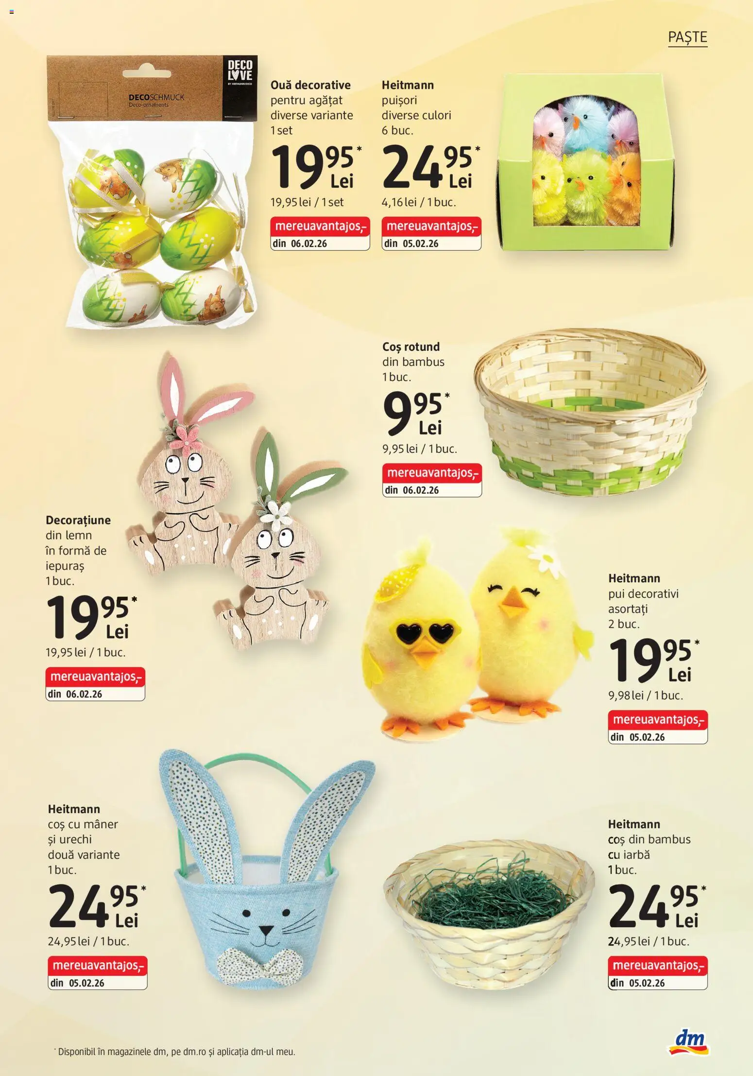 Catalog DM Drogerie Markt 2 - 27 Aprilie 2026 | Pagina 5 | Produse: Coș, Mâner, Hacıyatmaz Kedi Oyuncağı, Ouă