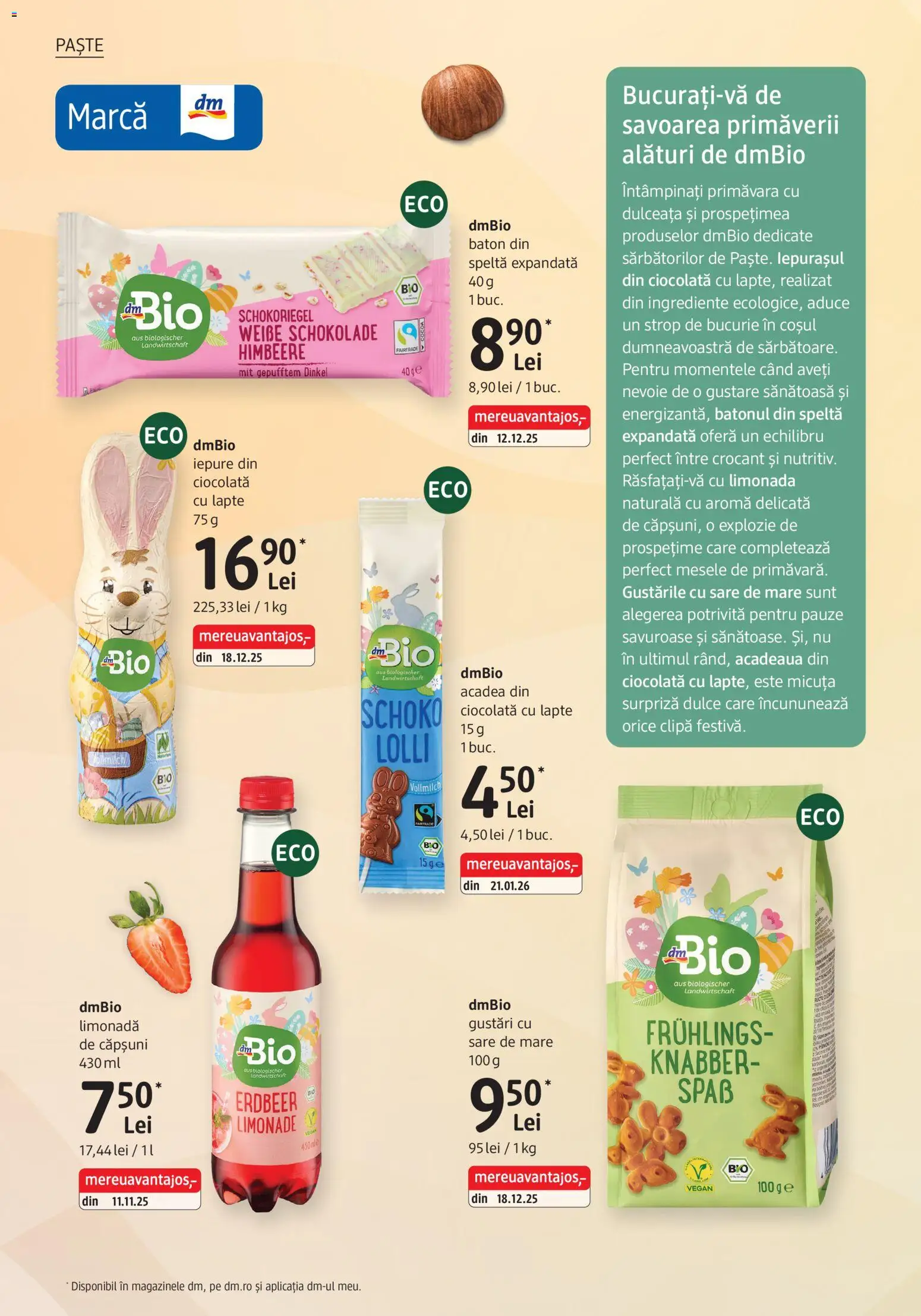 Catalog DM Drogerie Markt 2 - 27 Aprilie 2026 | Pagina 6 | Produse: Sıcak su torbası, Ciocolată, Paste, Sare