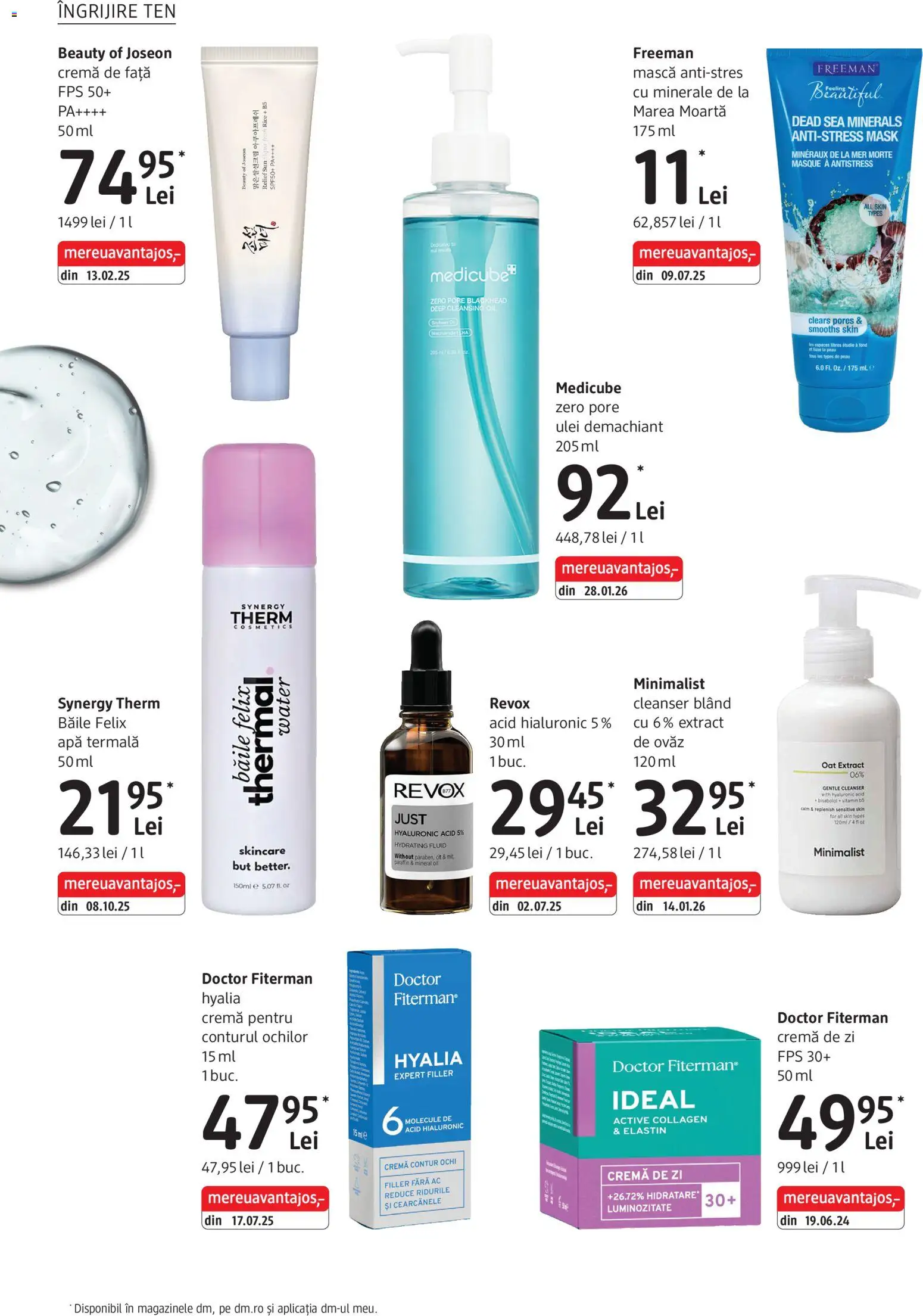 Catalog DM Drogerie Markt 2 - 27 Aprilie 2026 | Pagina 8 | Produse: Demachiant, Cremă de zi, Cremă, Apă