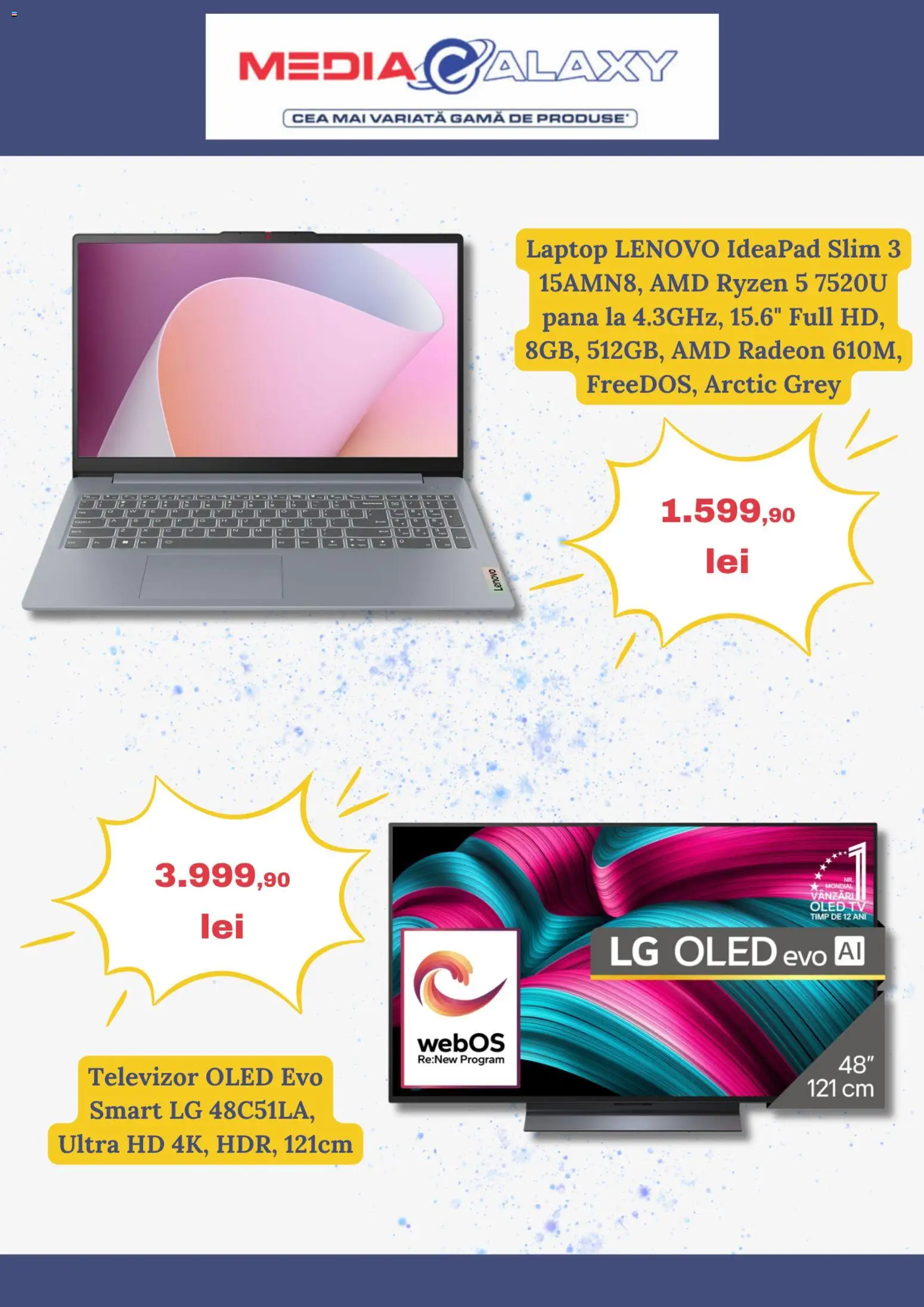 Catalog Media Galaxy 2 - 7 Aprilie 2026 | Pagina 3 | Produse: Laptop, Televizor