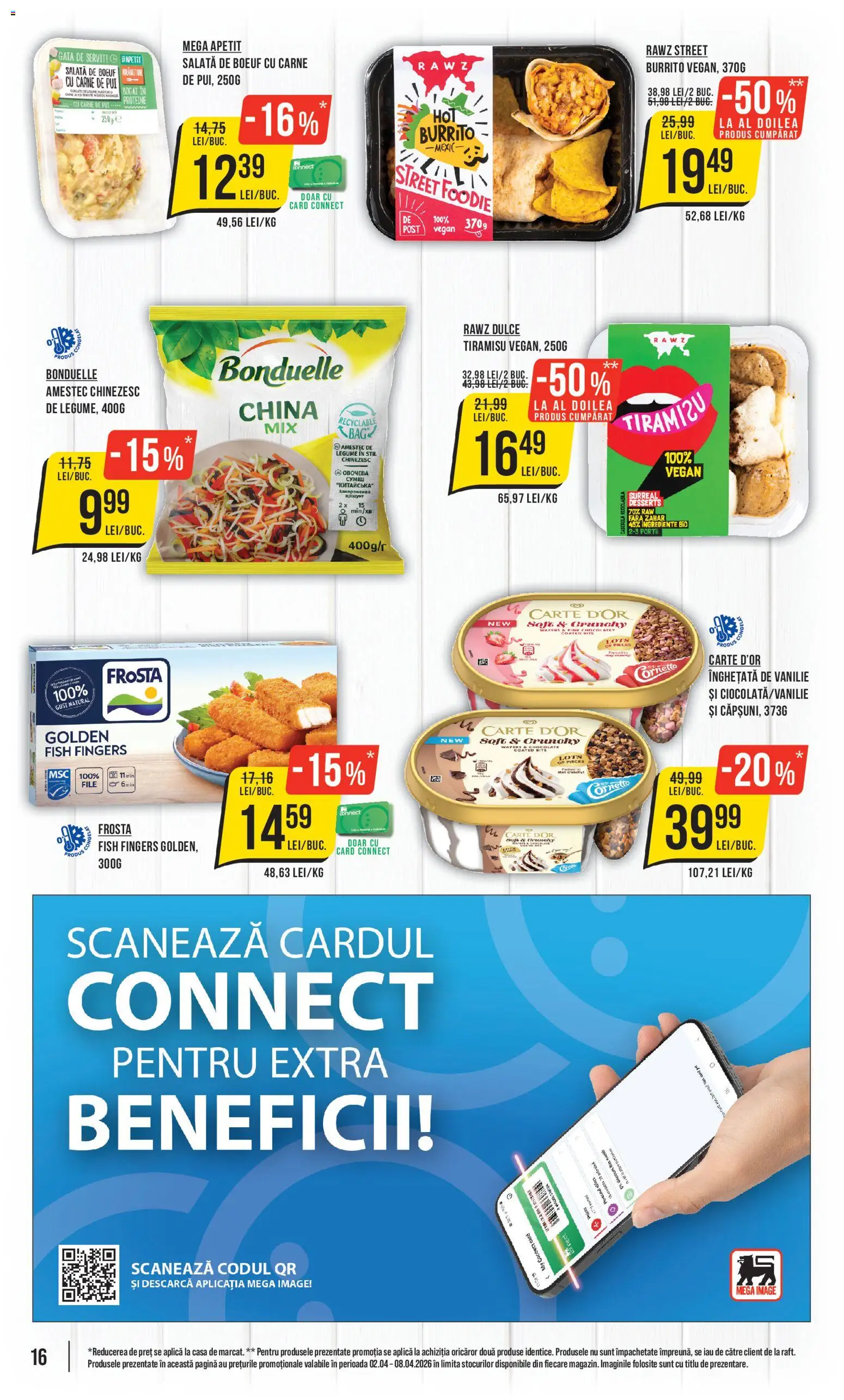 Catalog Mega Image 2 - 7 Aprilie 2026 | Pagina 16 | Produse: Înghețată, Salată, Legume, Zahăr
