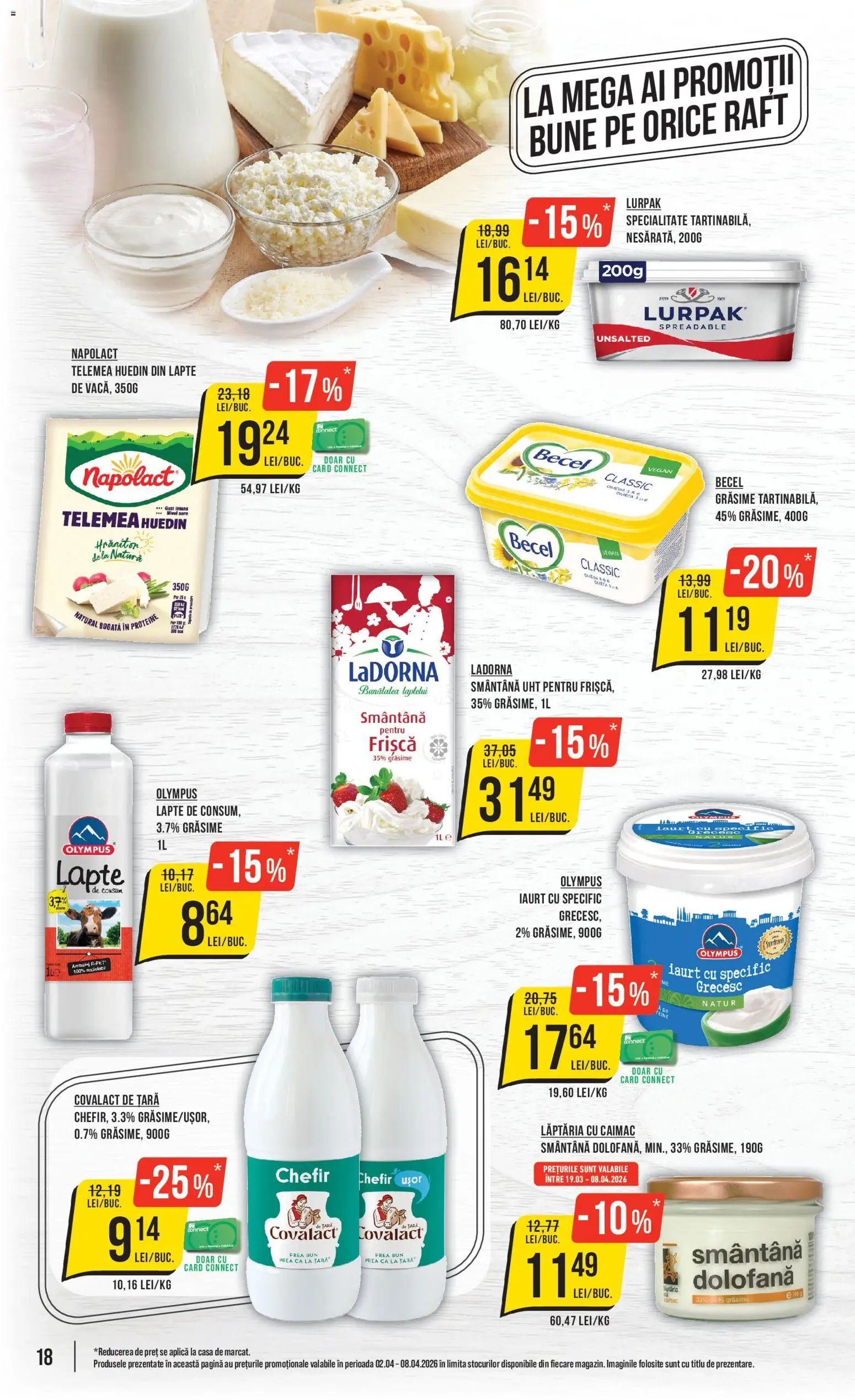 Catalog Mega Image 2 - 7 Aprilie 2026 | Pagina 18 | Produse: Tırnak makası, Iaurt, Frișcă, Smântână