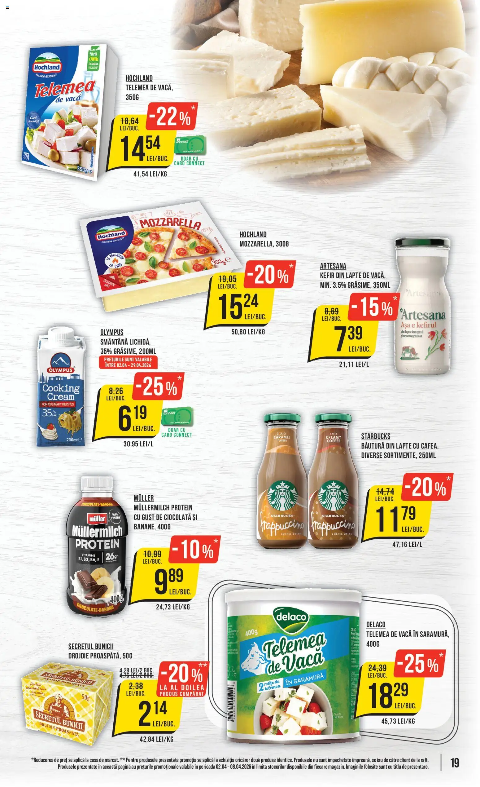 Catalog Mega Image 2 - 7 Aprilie 2026 | Pagina 19 | Produse: Mozzarella, Lapte, Kefir, Smântână