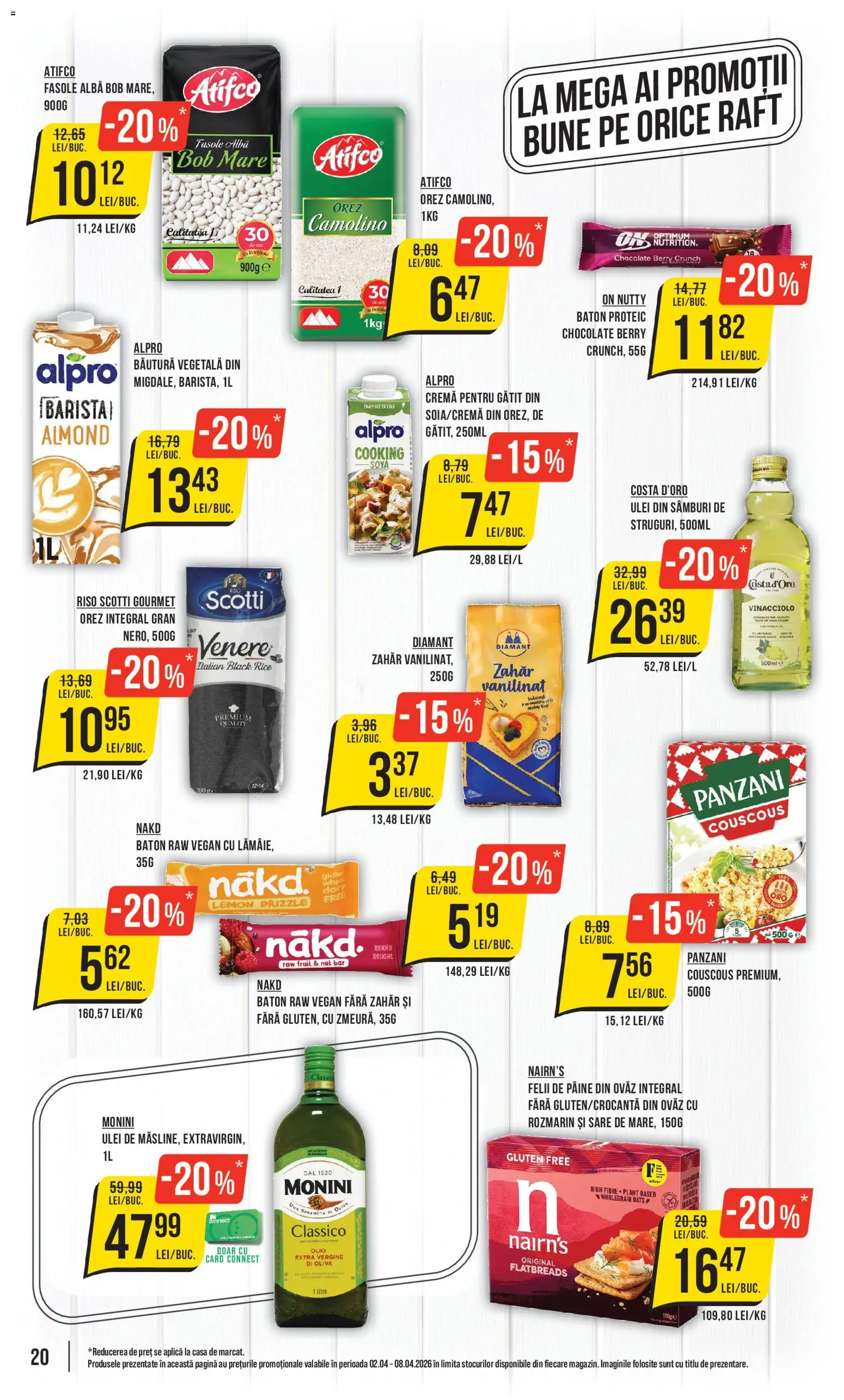 Catalog Mega Image 2 - 7 Aprilie 2026 | Pagina 20 | Produse: Raft, Amerikan servis, Fasole albă, Zahăr