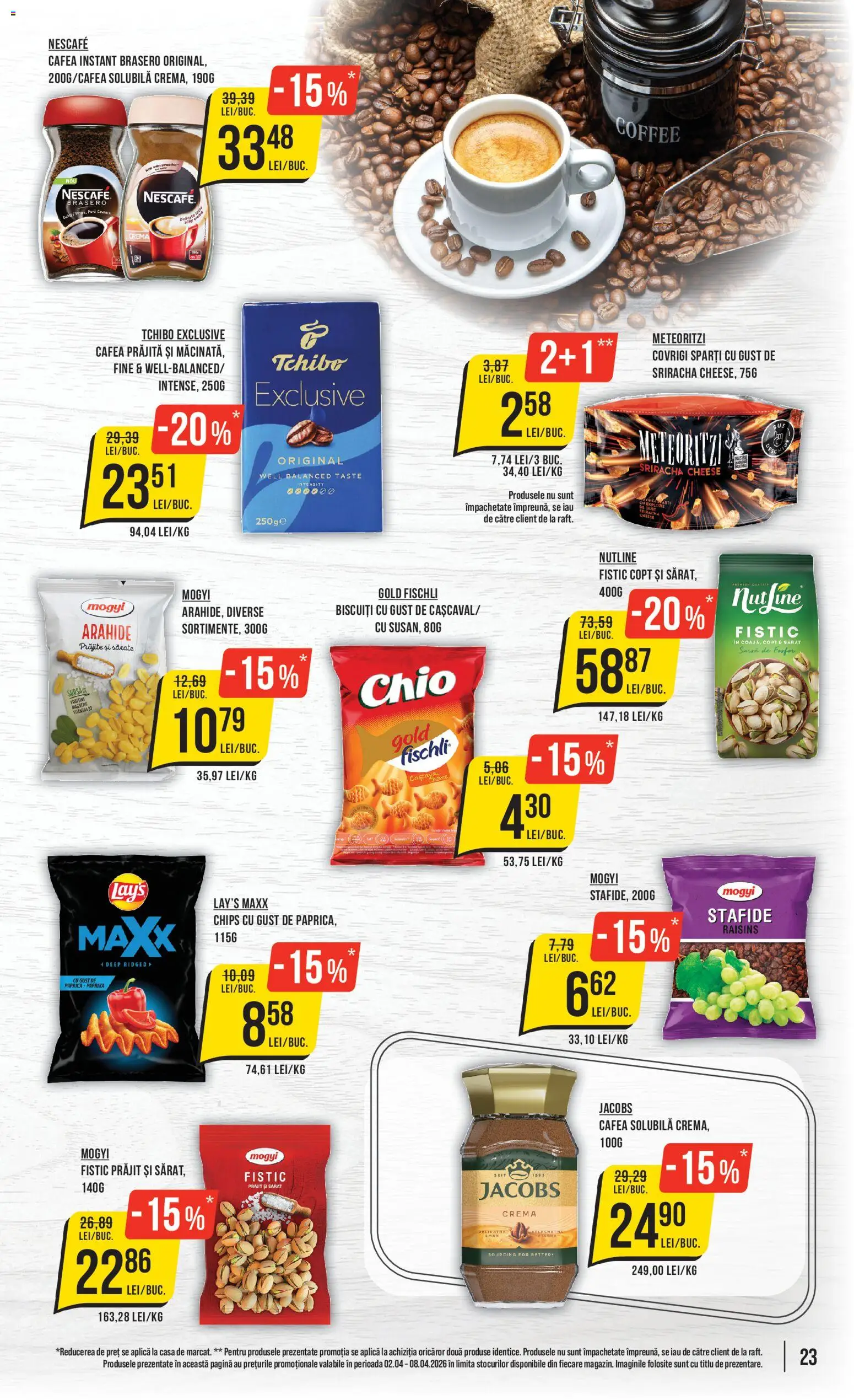 Catalog Mega Image 2 - 7 Aprilie 2026 | Pagina 23 | Produse: Arahide, Cremă, Cafea, Biscuiți