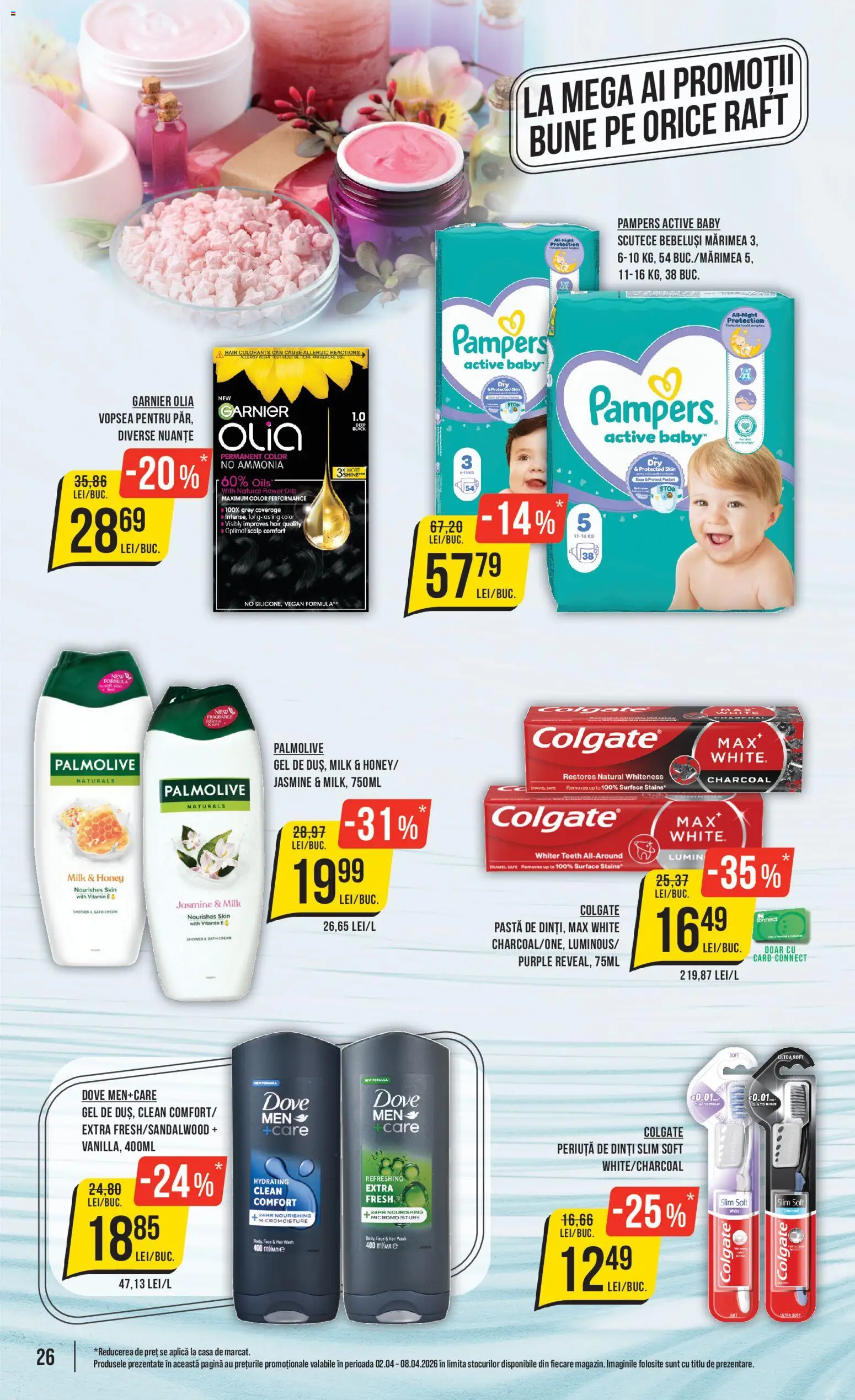 Catalog Mega Image 2 - 7 Aprilie 2026 | Pagina 26 | Produse: Pomelo, Vopsea, Raft, Scutece