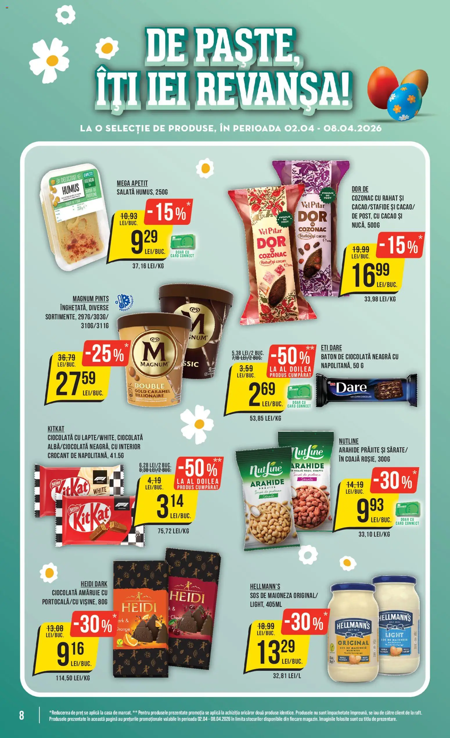 Catalog Mega Image 2 - 7 Aprilie 2026 | Pagina 8 | Produse: Masaüstü kılıfı, Ciocolată, Paste, Cacao