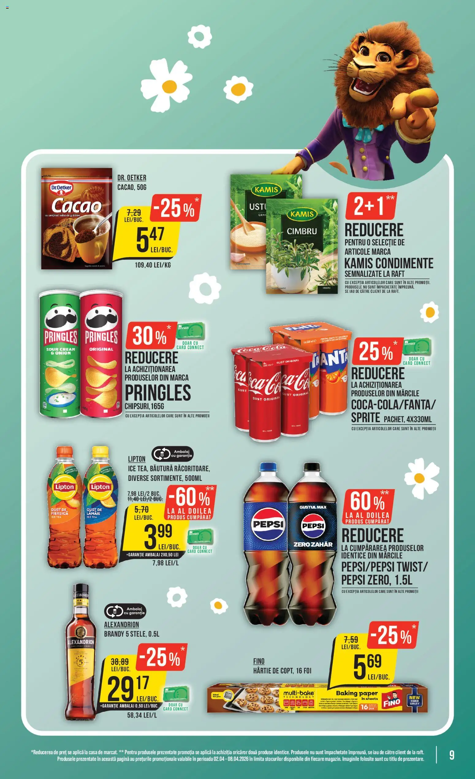 Catalog Mega Image 2 - 7 Aprilie 2026 | Pagina 9 | Produse: Amerikan servis, Ice tea, Zahăr, Lămâie