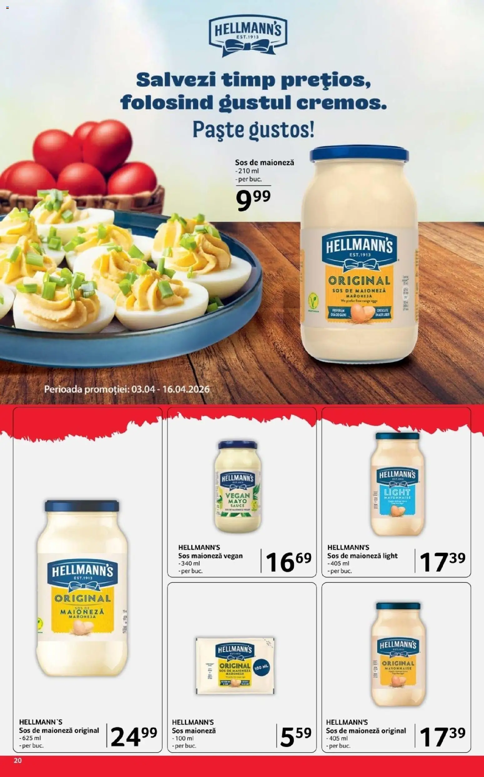 Catalog Selgros 3 - 15 Aprilie 2026 | Pagina 20 | Produse: Paste, Maioneză, Sos