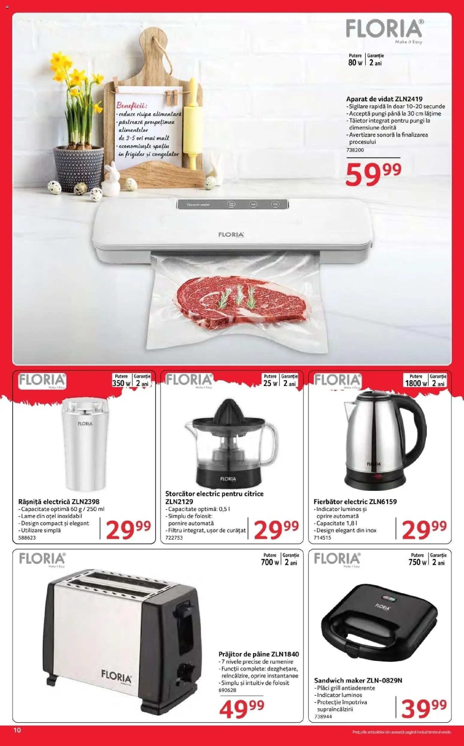 Catalog Selgros 3 - 15 Aprilie 2026 | Pagina 10 | Produse: Frigider, Grill, Storcător, Pâine