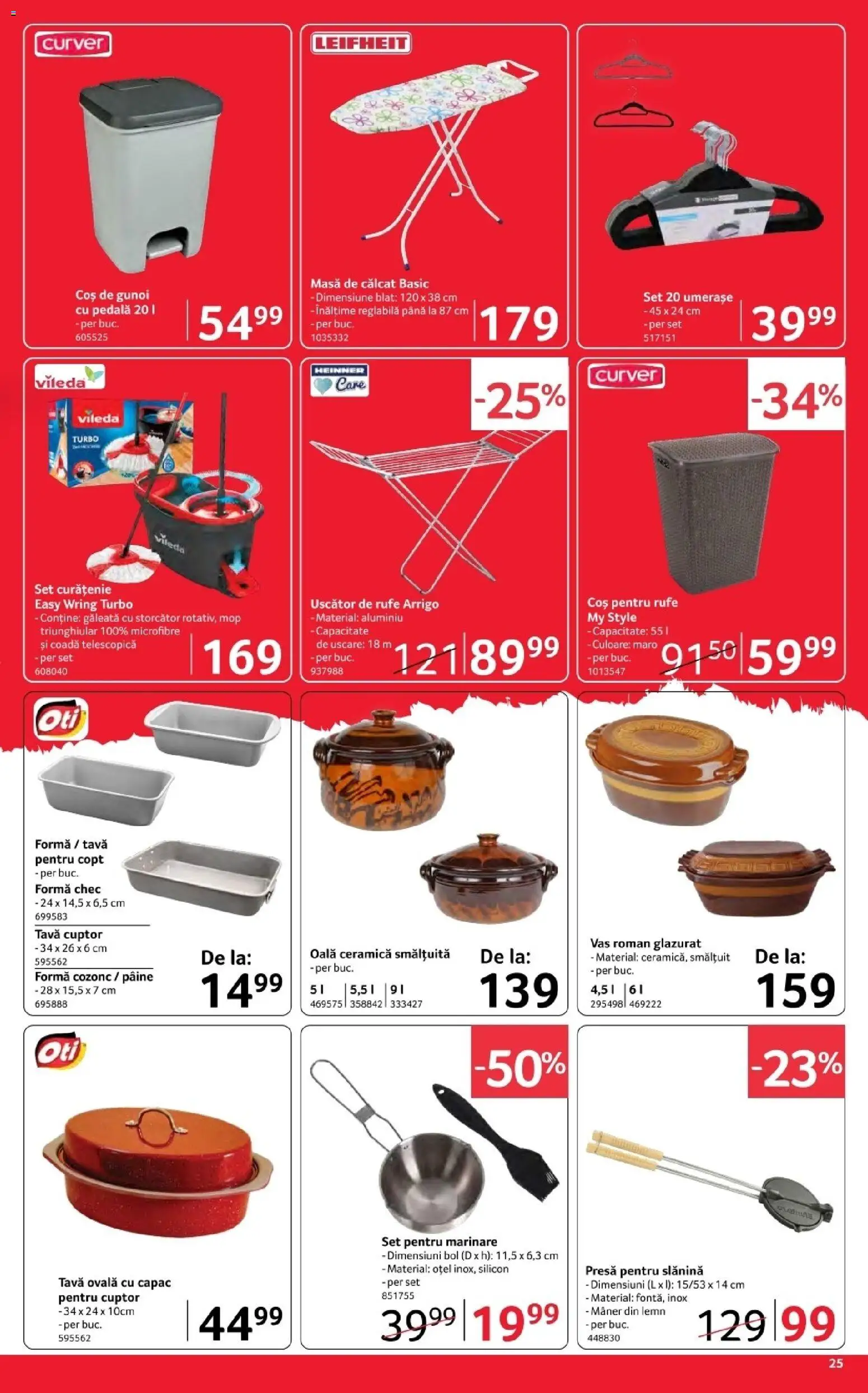 Catalog Selgros 3 - 15 Aprilie 2026 | Pagina 25 | Produse: Cuptor, Storcător, Coș, Mâner