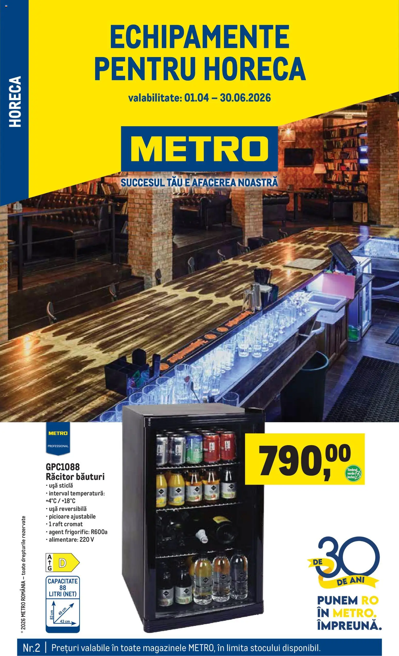 Catalog METRO 1 Aprilie - 29 Iunie 2026 | Pagina 1 | Produse: Raft, Ușă