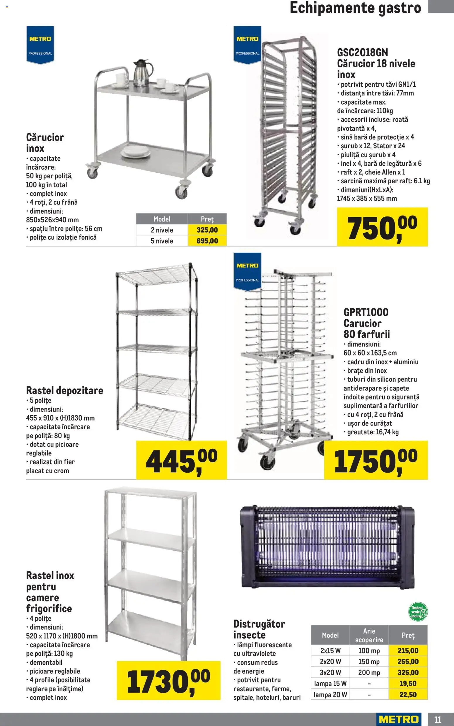 Catalog METRO 1 Aprilie - 29 Iunie 2026 | Pagina 11 | Produse: Inel, Raft, Lampă