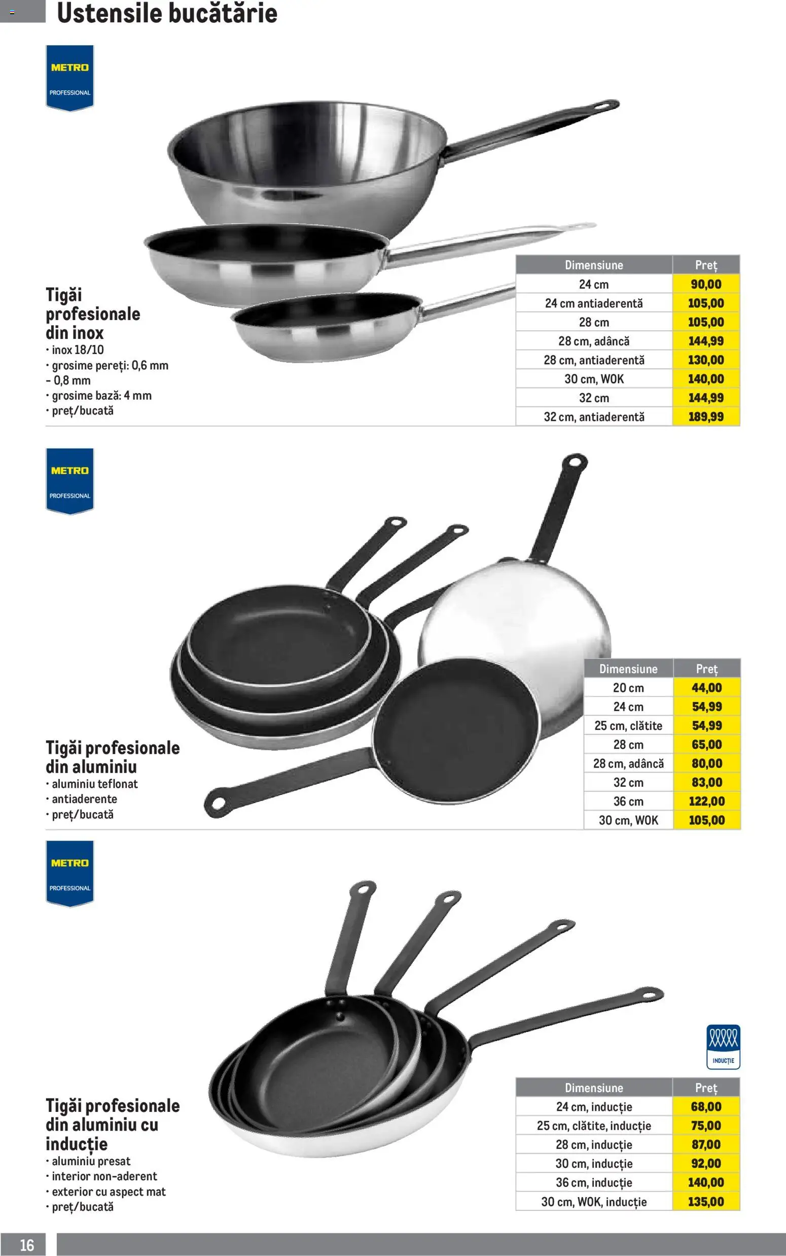 Catalog METRO 1 Aprilie - 29 Iunie 2026 | Pagina 16 | Produse: Bucătărie, Clătite