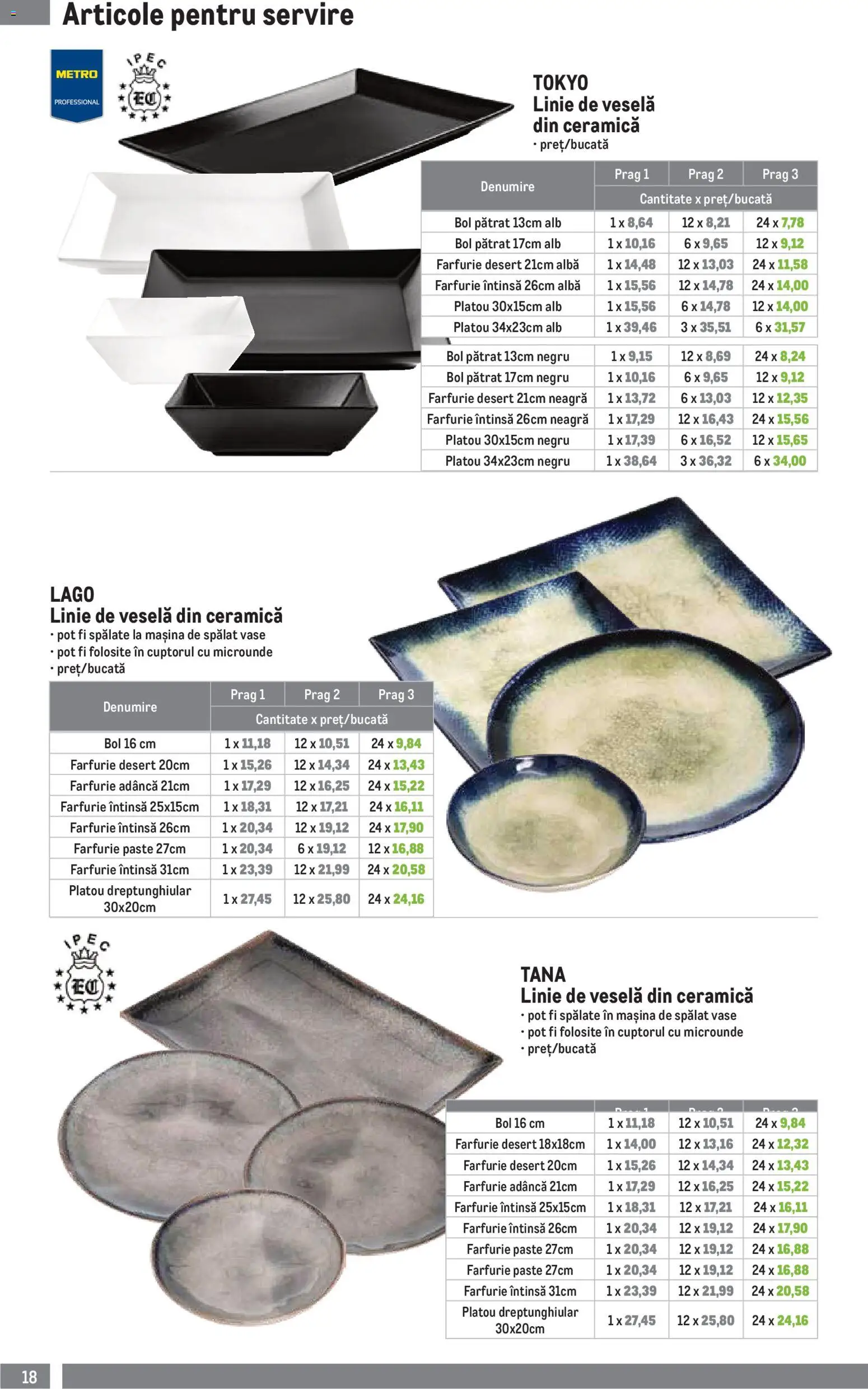 Catalog METRO 1 Aprilie - 29 Iunie 2026 | Pagina 18 | Produse: Mașină De Spălat, Mașină De Spălat Vase, Bol, Paste