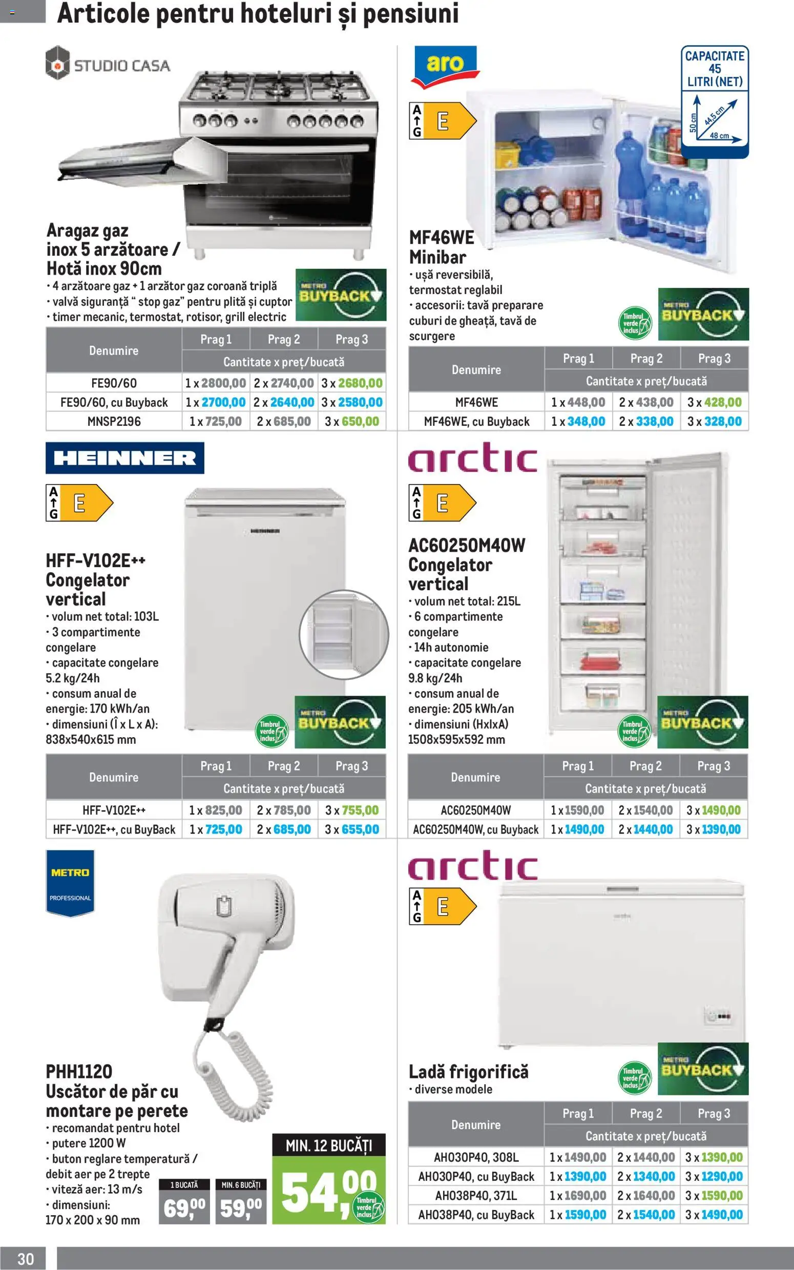 Catalog METRO 1 Aprilie - 29 Iunie 2026 | Pagina 30 | Produse: Uscător, Cuptor, Grill, Ladă frigorifică