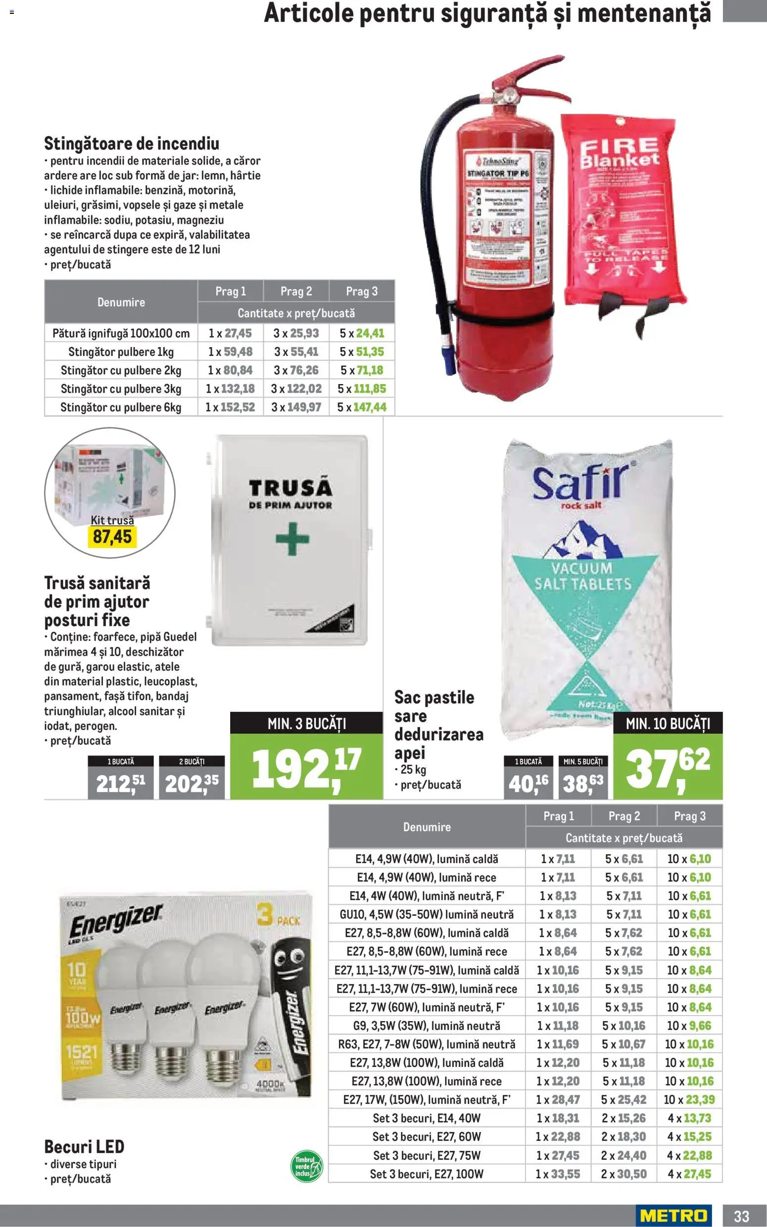 Catalog METRO 1 Aprilie - 29 Iunie 2026 | Pagina 33 | Produse: Tavuk suyu, Pătură, Babak, Sare