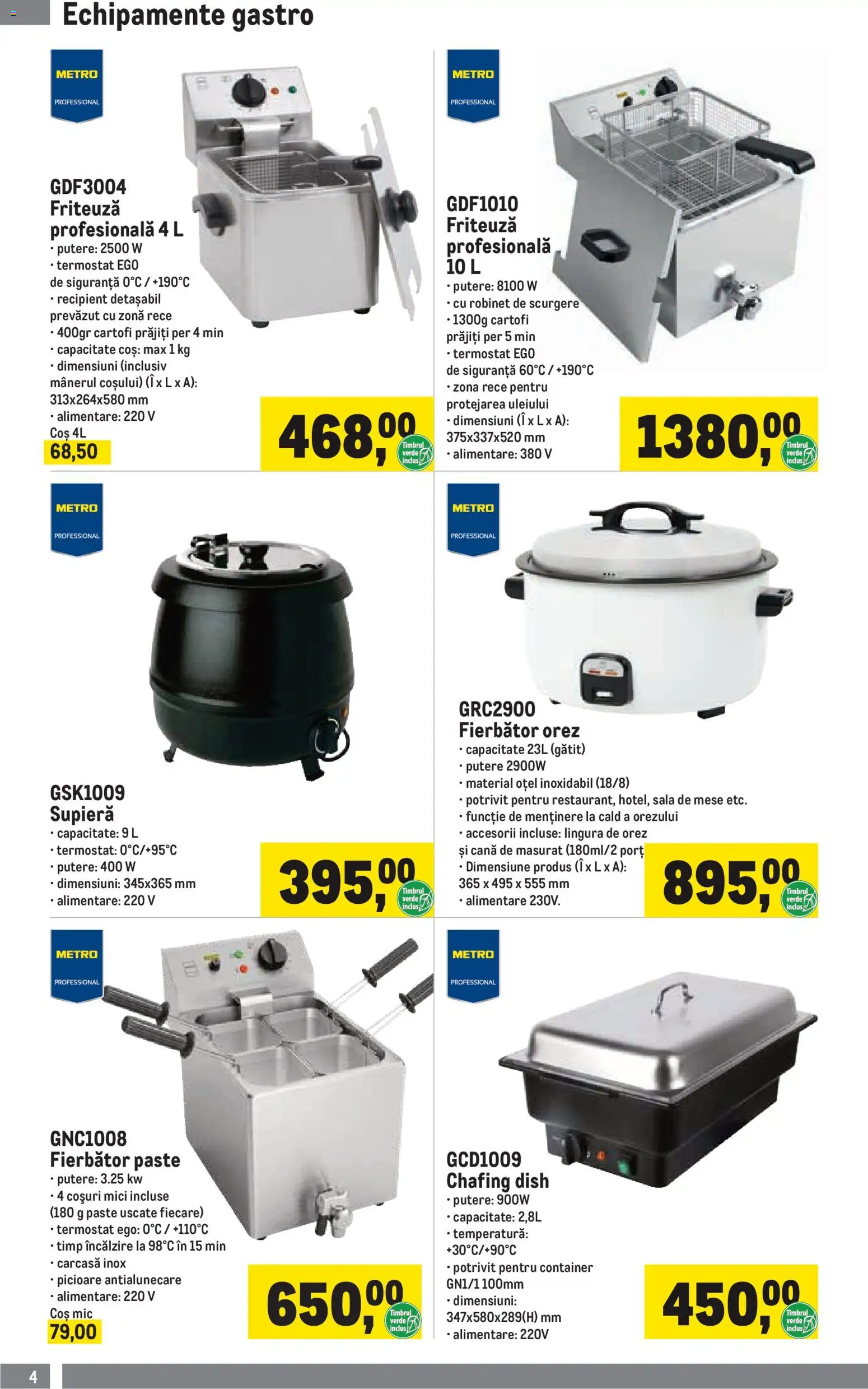 Catalog METRO 1 Aprilie - 29 Iunie 2026 | Pagina 4 | Produse: Coș, Mici, Orez, Paste