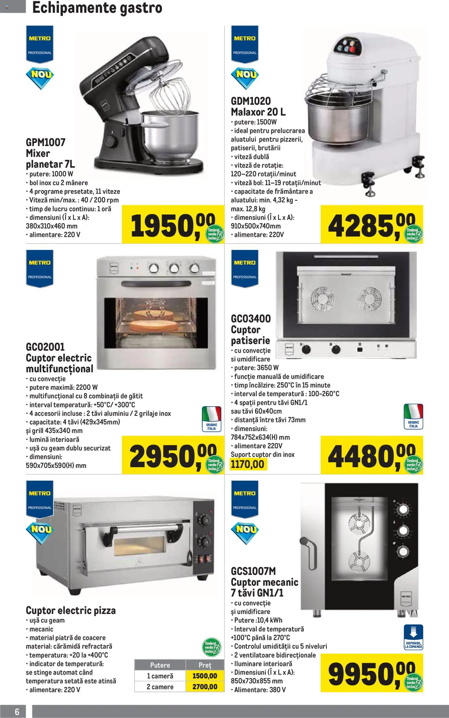 Catalog METRO 1 Aprilie - 29 Iunie 2026 | Pagina 6 | Produse: Tavuk suyu, Grill, Pizza, Ușă