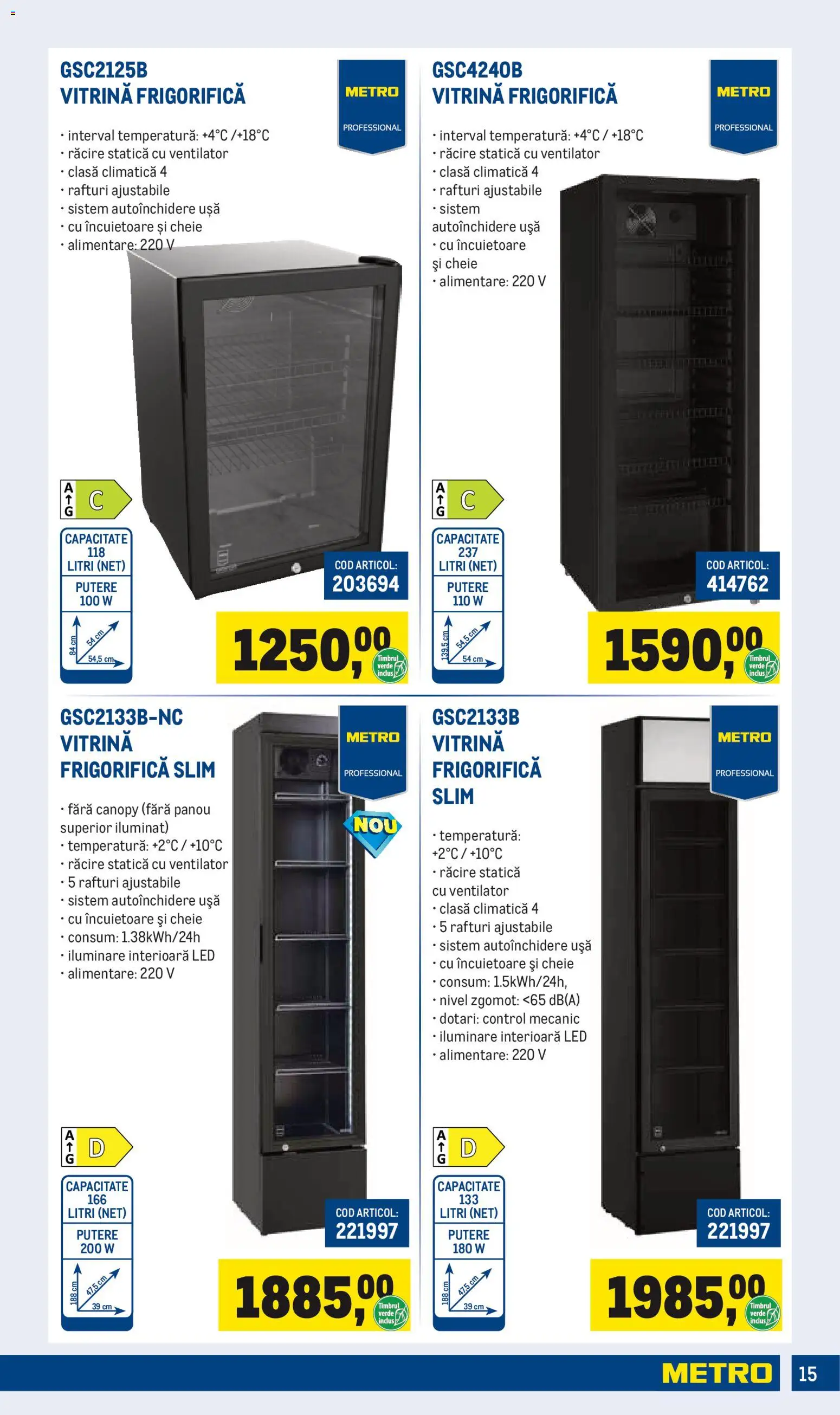 Catalog METRO 1 Aprilie - 29 Iunie 2026 | Pagina 15 | Produse: Ventilator, Babak, Vitrină, Ușă