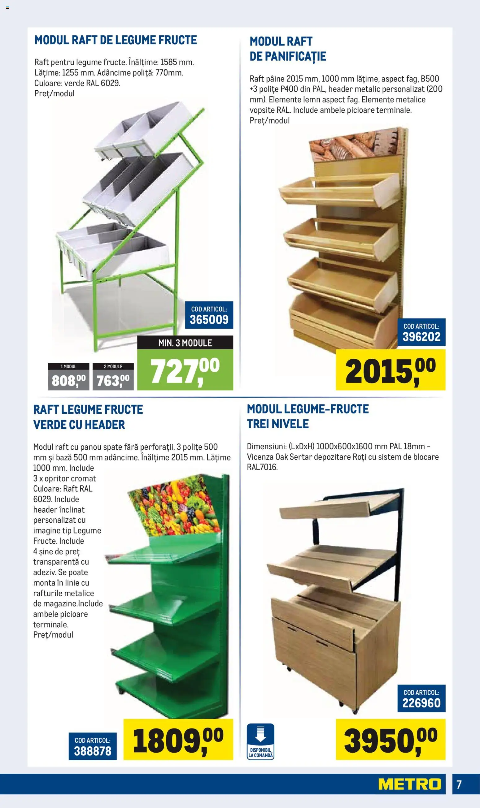Catalog METRO 1 Aprilie - 29 Iunie 2026 | Pagina 7 | Produse: Raft, Pâine, Legume, Fructe