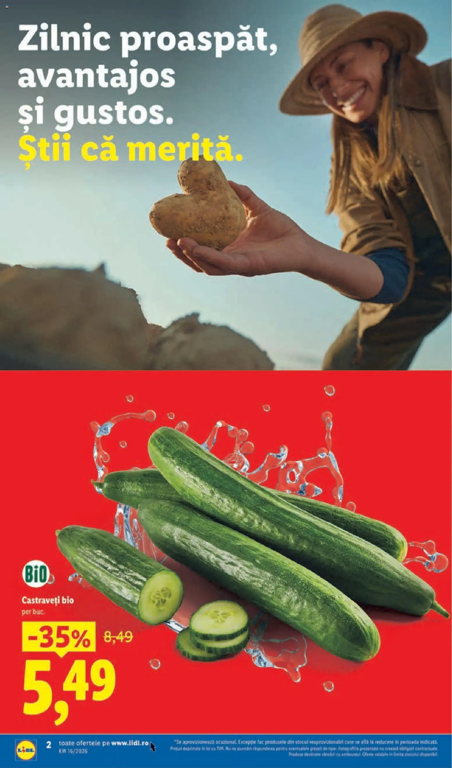 Catalog LIDL 14 - 18 Aprilie 2026 | Pagina 2 | Produse: Şerit ödül, Castraveți