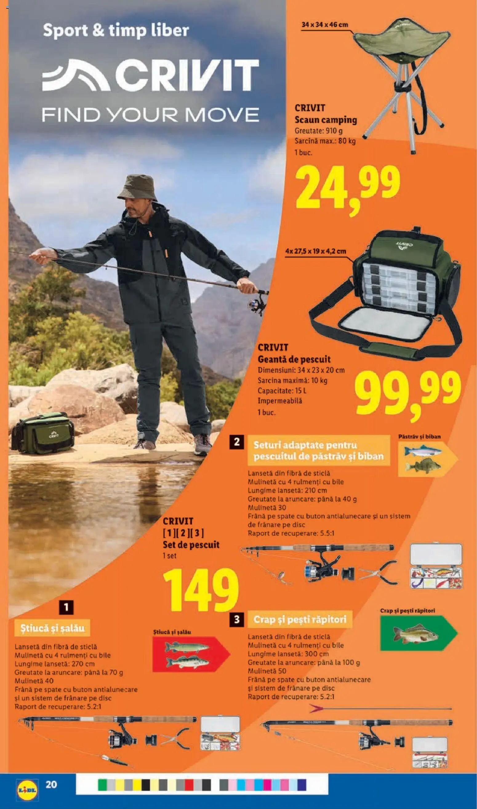 Catalog LIDL 14 - 18 Aprilie 2026 | Pagina 20 | Produse: Disc, Geantă, Scaun